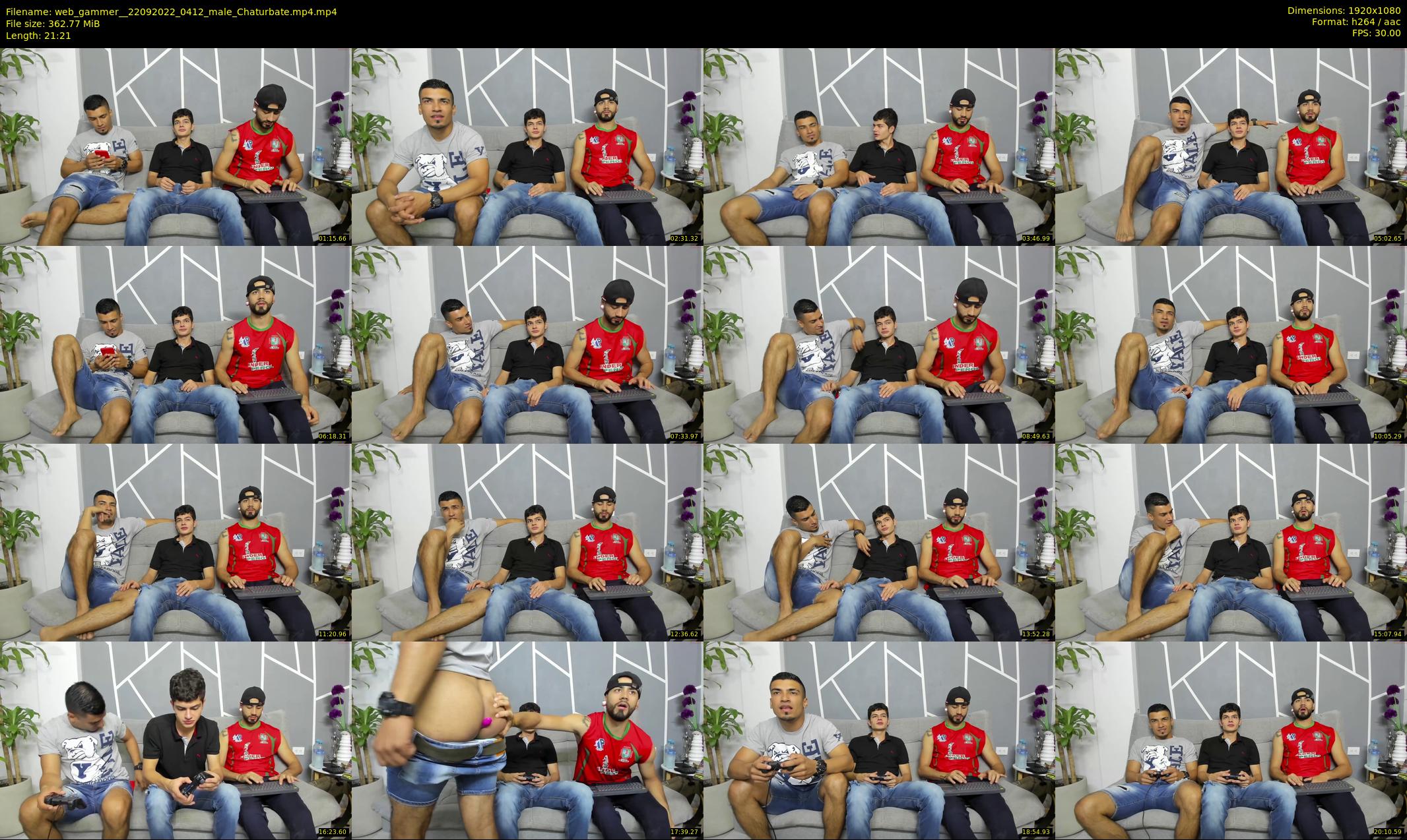 web_gammer_ — 22 minute Chaturbate male cam show recording, 1080p, Sep 22, 2022
