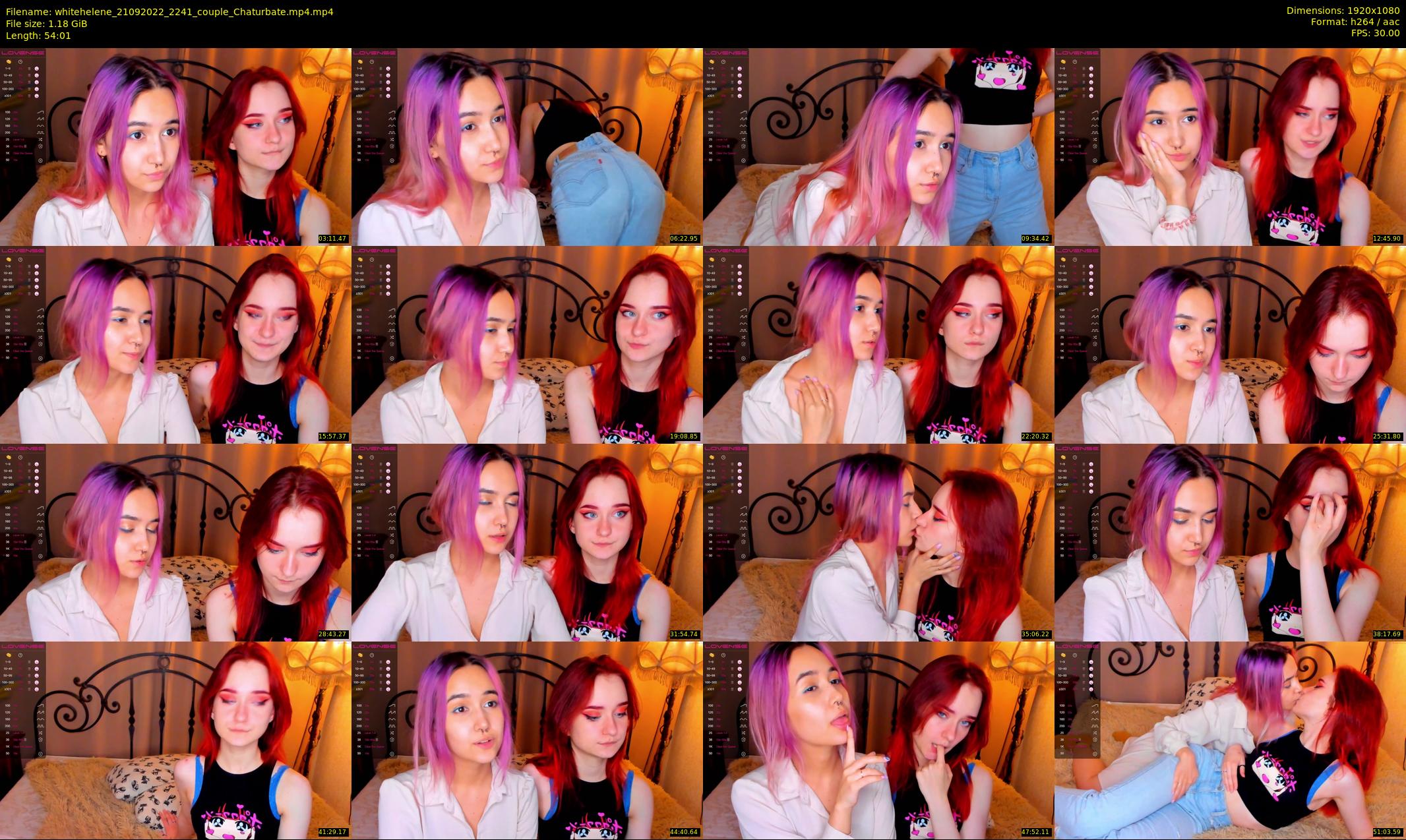 whitehelene — 55 minute Chaturbate female cam show recording, 1080p, Sep 21, 2022