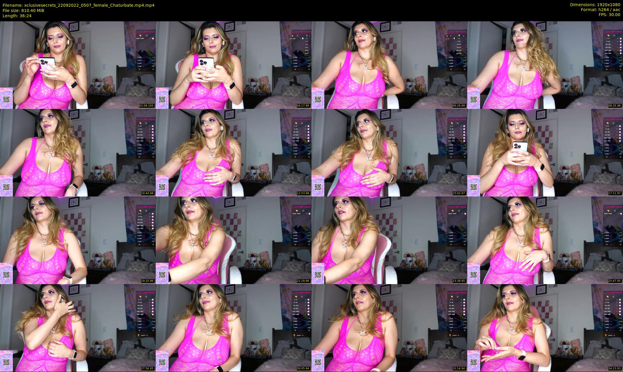 xclusivesecrets — 37 minute Chaturbate female cam show recording, 1080p, Sep 22, 2022