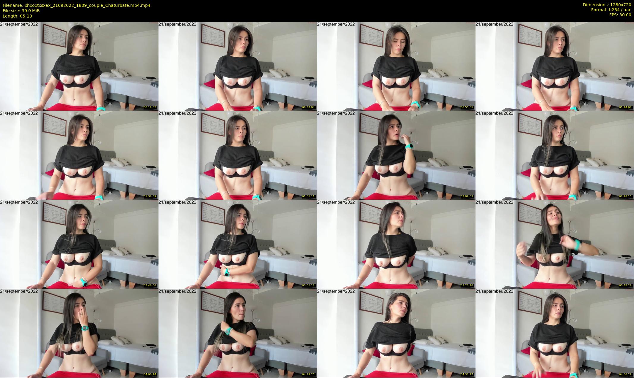 xhxoxtxsxex — 6 minute Chaturbate couple cam show recording, 720p, Sep 21, 2022