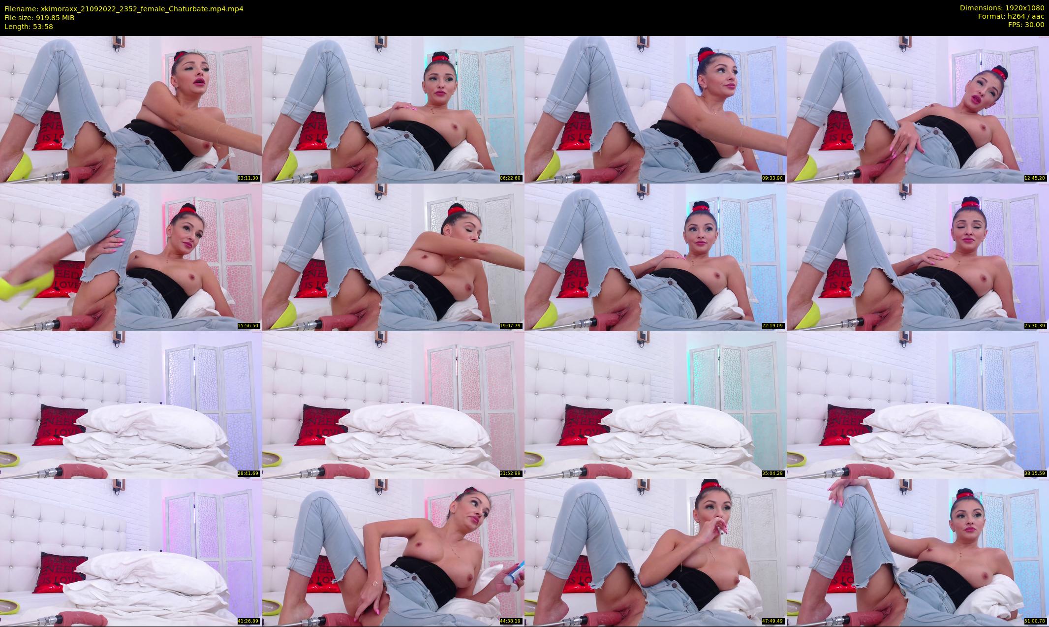 xkimoraxx — 54 minute Chaturbate female cam show recording, 1080p, Sep 21, 2022