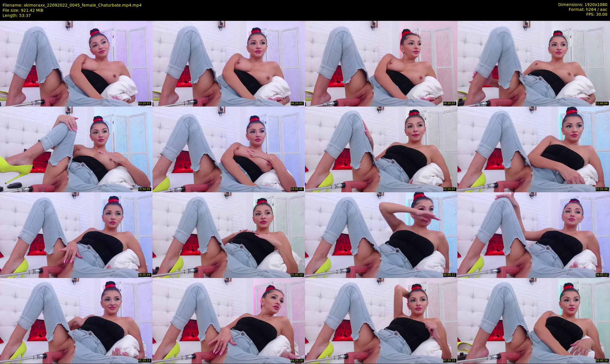 xkimoraxx — 54 minute Chaturbate female cam show recording, 1080p, Sep 22, 2022