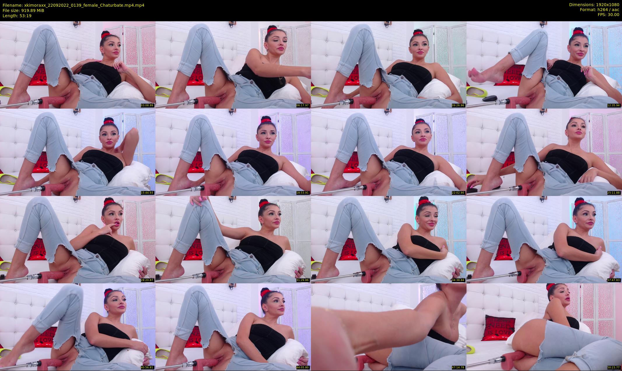 xkimoraxx — 54 minute Chaturbate female cam show recording, 1080p, Sep 22, 2022