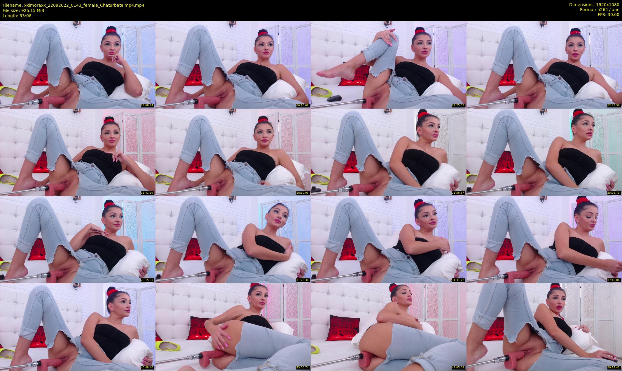 xkimoraxx — 54 minute Chaturbate female cam show recording, 1080p, Sep 22, 2022