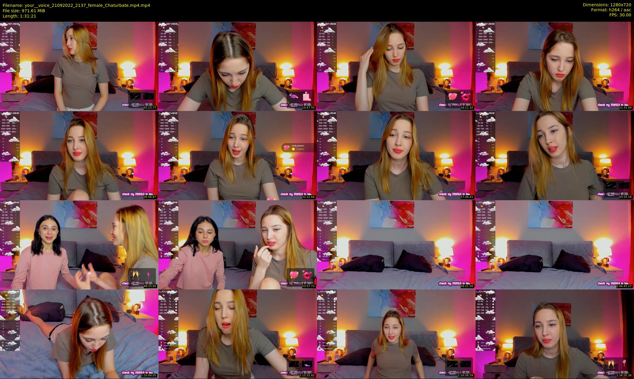 your__voice — 92 minute Chaturbate female cam show recording, 720p, Sep 21, 2022