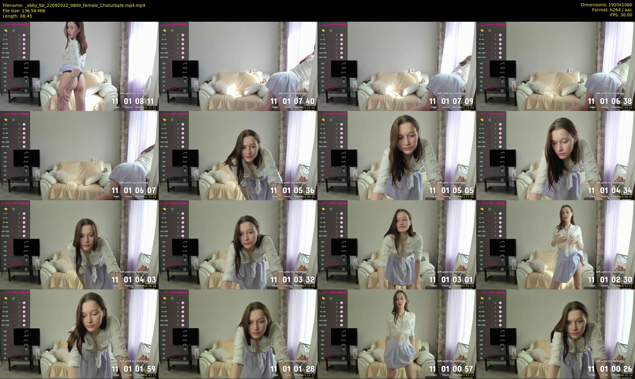 _abby_bb — 9 minute Chaturbate female cam show recording, 1080p, Sep 22, 2022