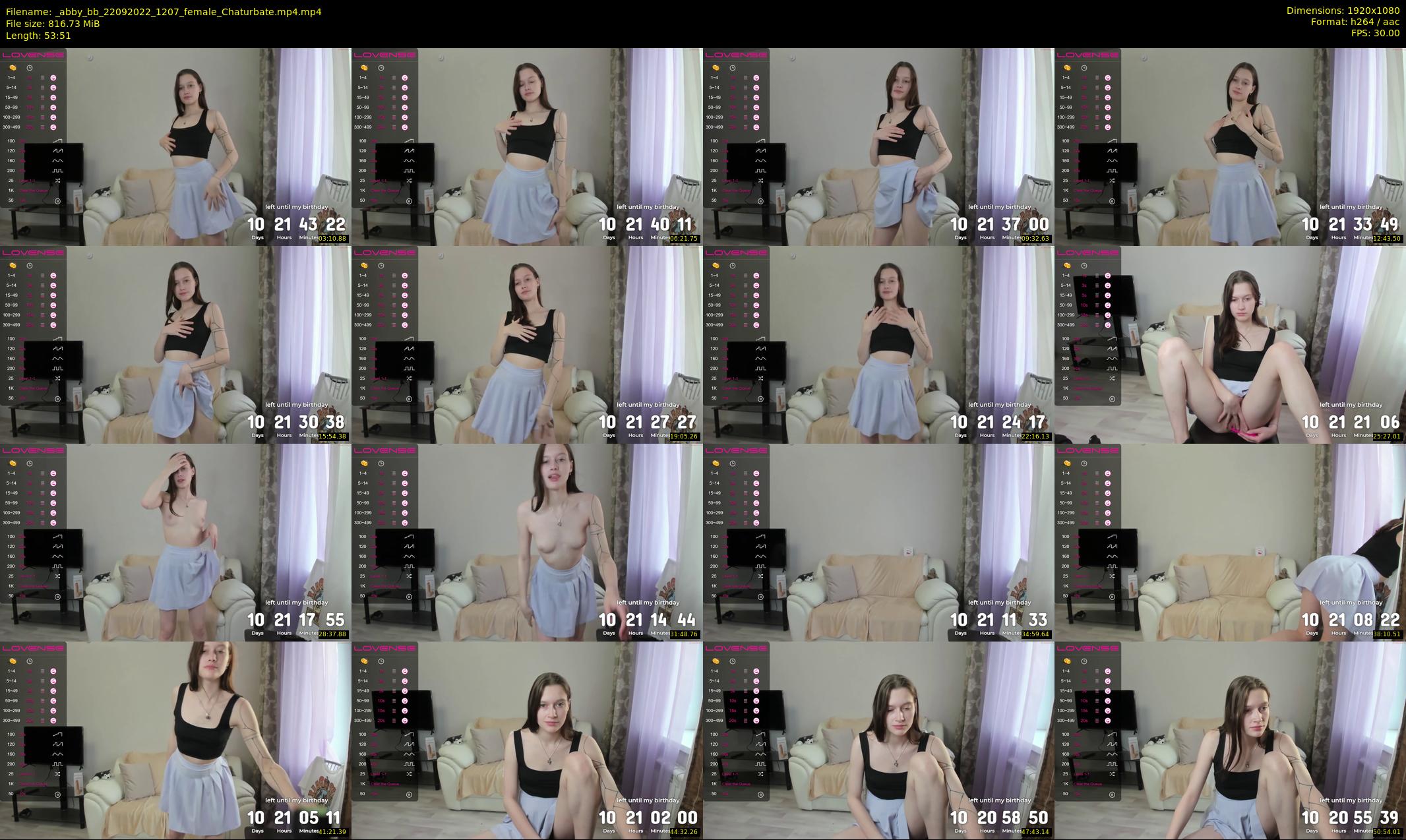 _abby_bb — 54 minute Chaturbate female cam show recording, 1080p, Sep 22, 2022