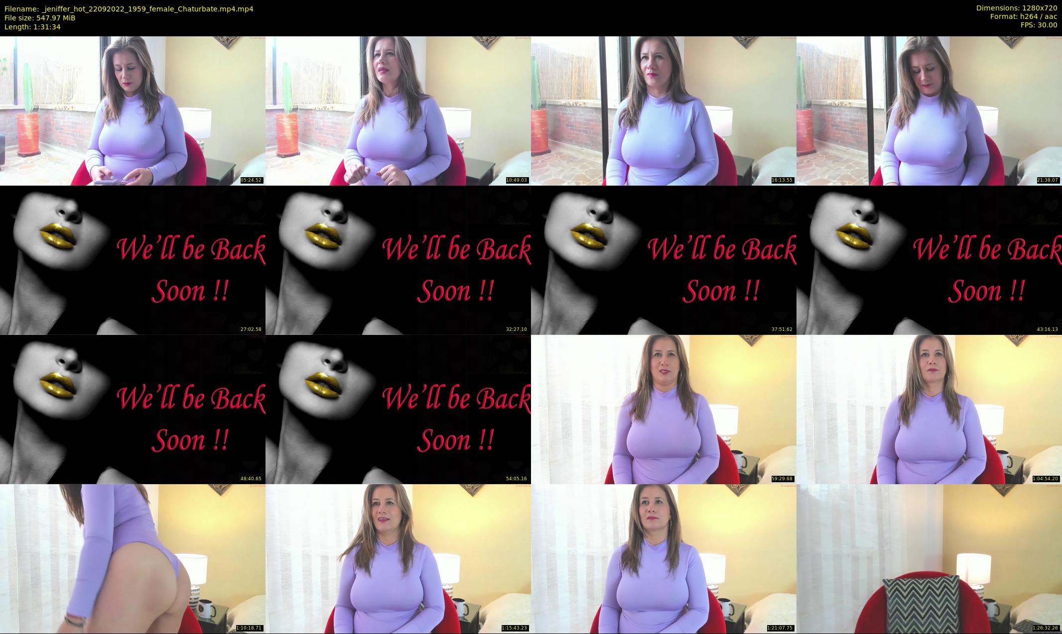 _jeniffer_hot — 92 minute Chaturbate female cam show recording, 720p, Sep 22, 2022