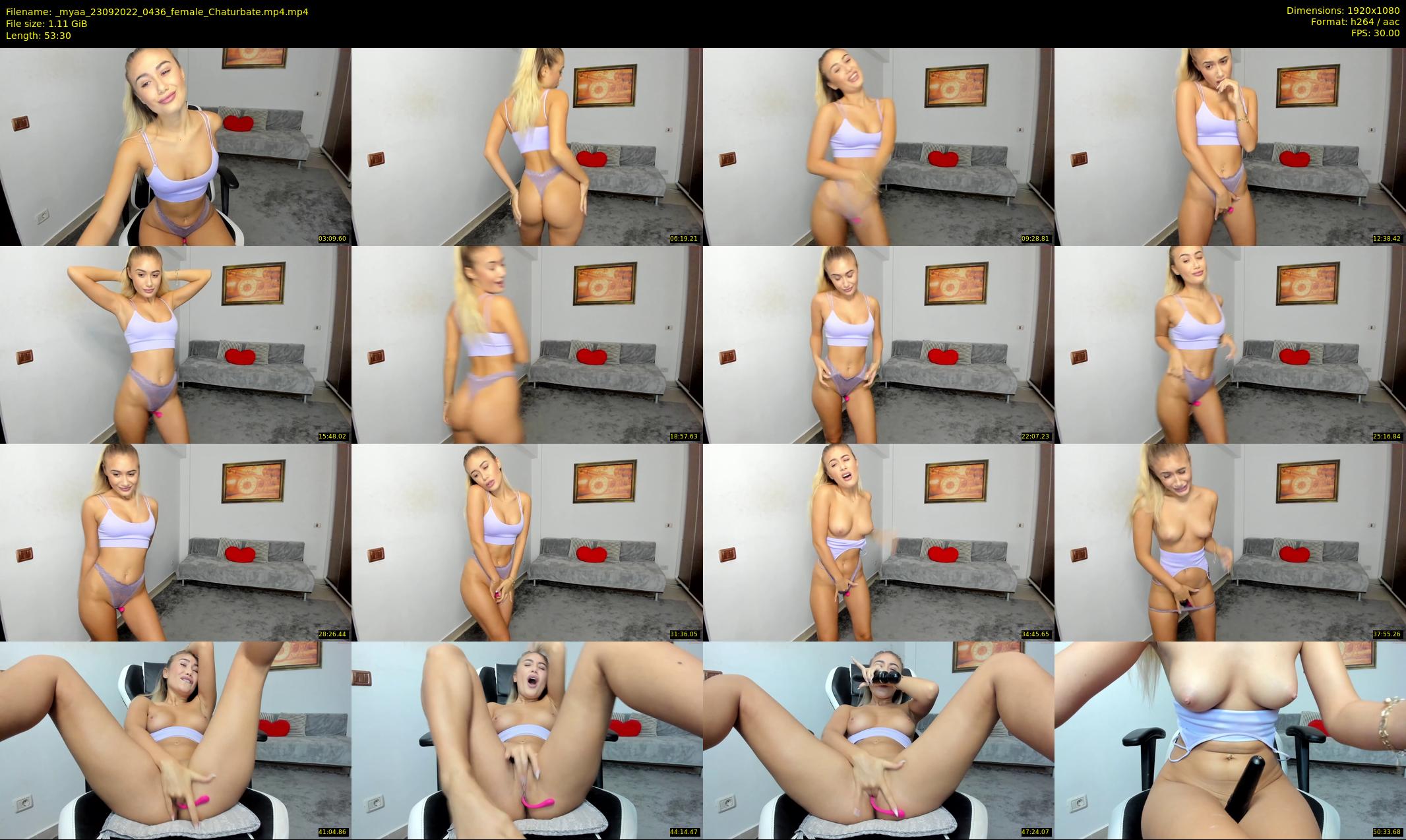 _myaa — 54 minute Chaturbate female cam show recording, 1080p, Sep 23, 2022