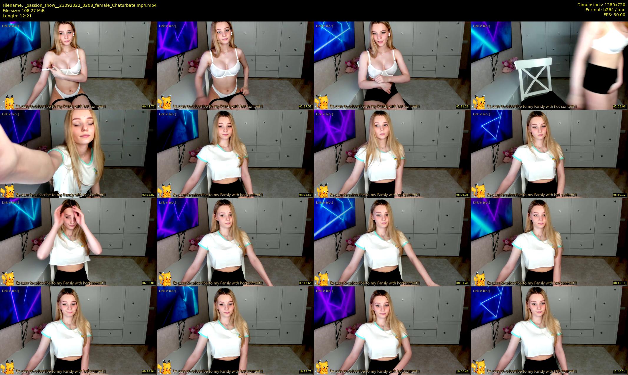 _passion_show_ — 13 minute Chaturbate couple cam show recording, 720p, Sep 23, 2022