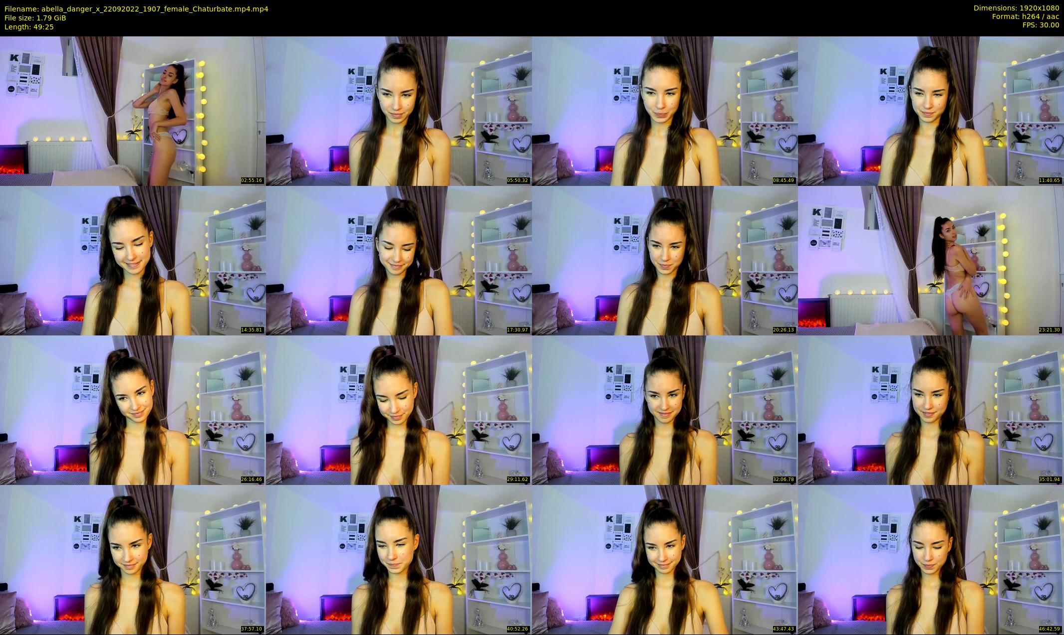 abella_danger_x — 50 minute Chaturbate female cam show recording, 1080p, Sep 22, 2022