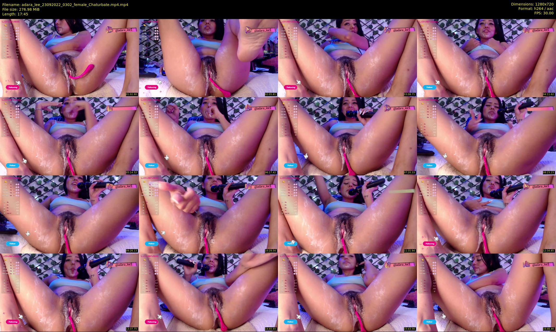 adara_lee — 18 minute Chaturbate female cam show recording, 720p, Sep 23, 2022