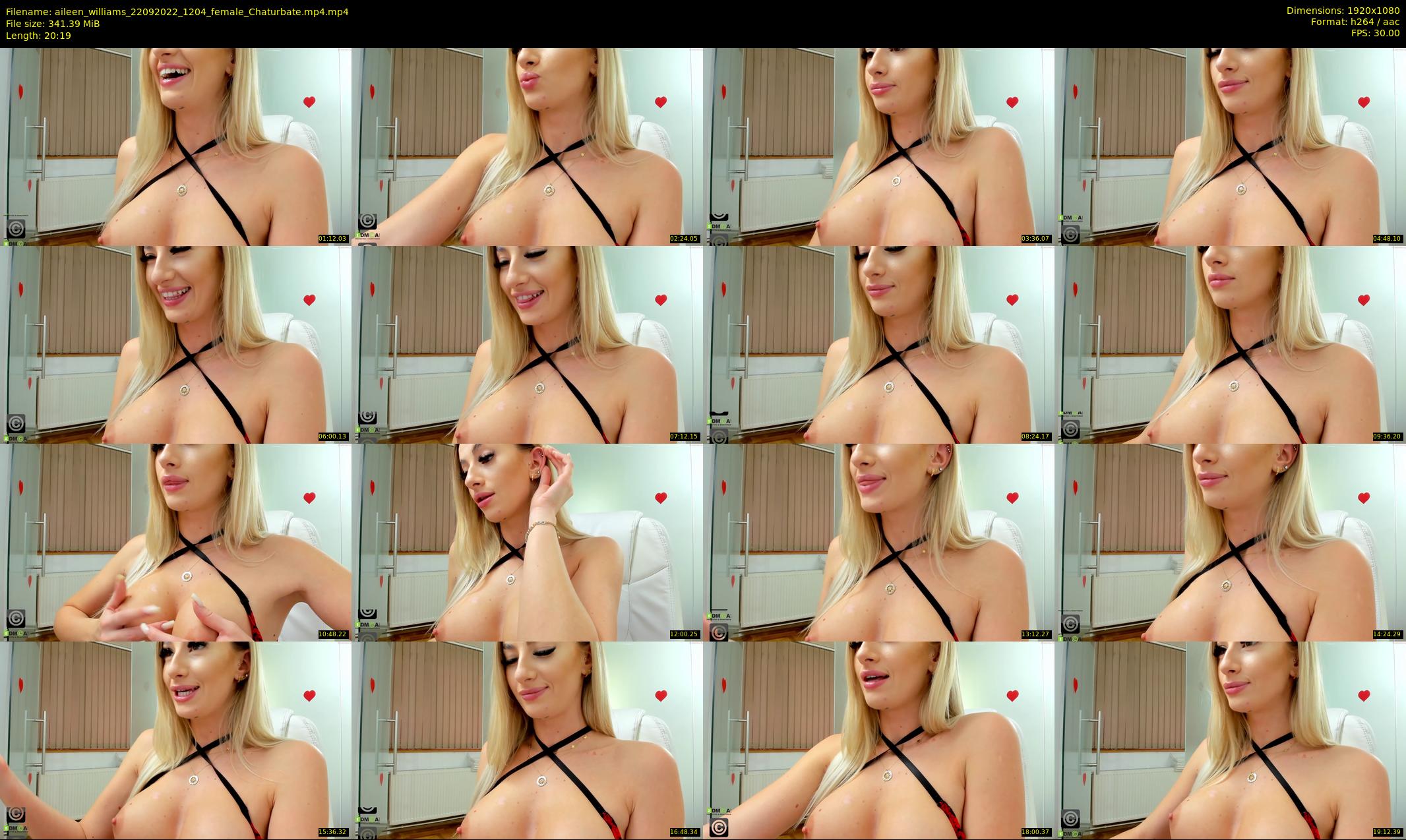 aileen_williams — 21 minute Chaturbate female cam show recording, 1080p, Sep 22, 2022