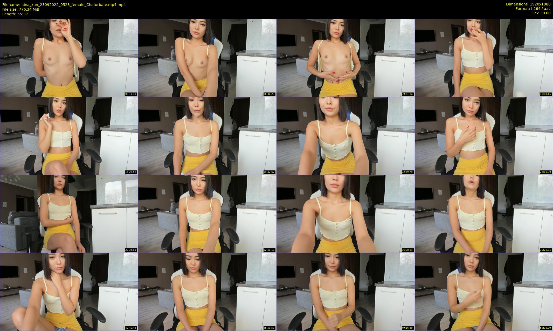 aina_kun — 56 minute Chaturbate female cam show recording, 1080p, Sep 23, 2022