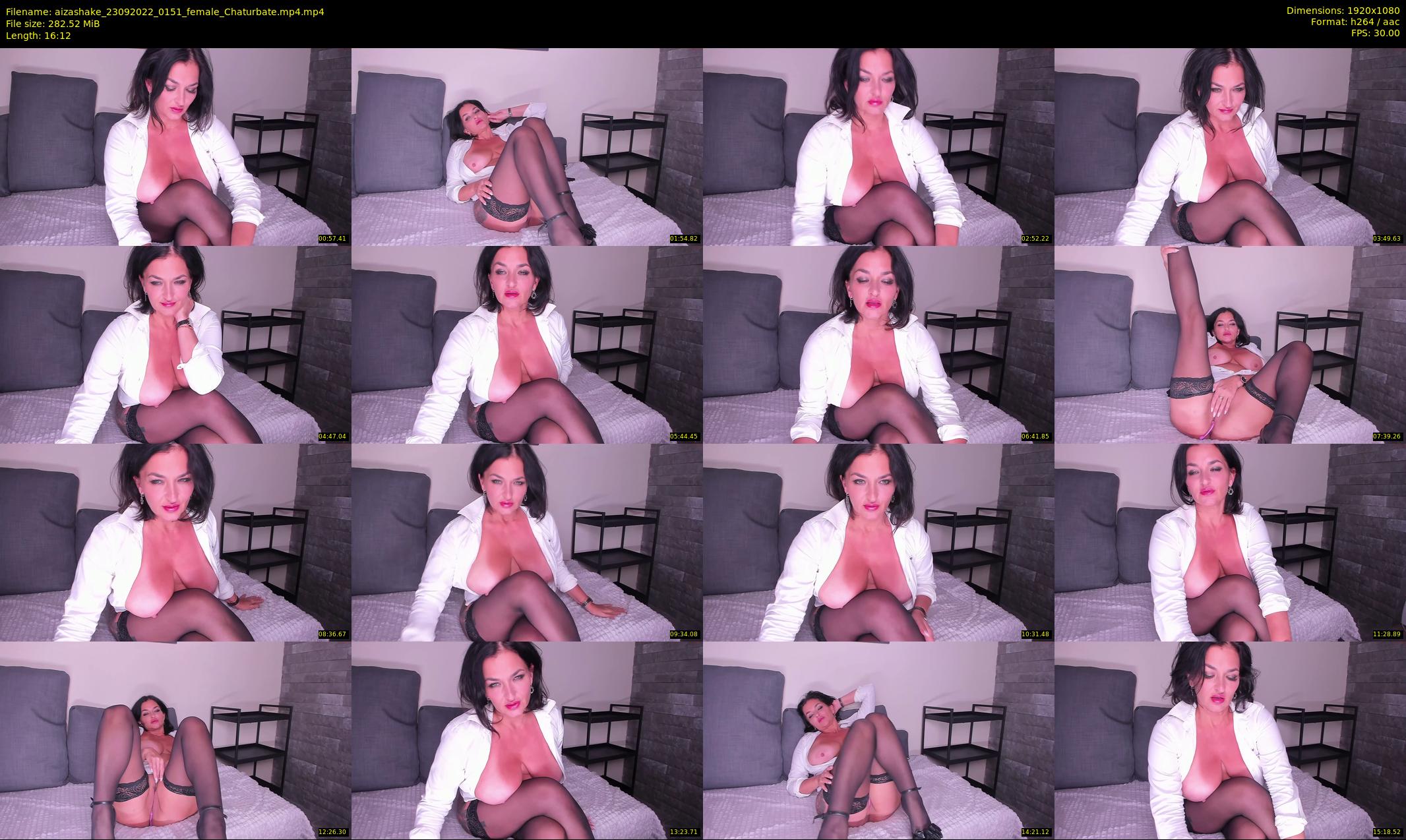aizashake — 17 minute Chaturbate female cam show recording, 1080p, Sep 23, 2022