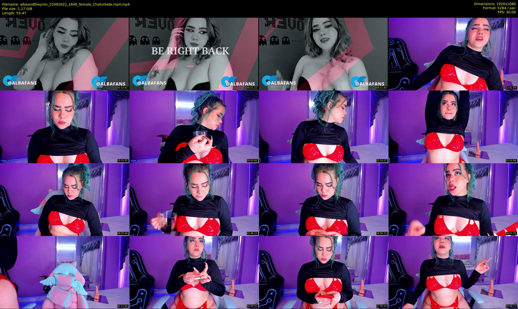 albaandthayron — 54 minute Chaturbate couple cam show recording, 1080p, Sep 22, 2022