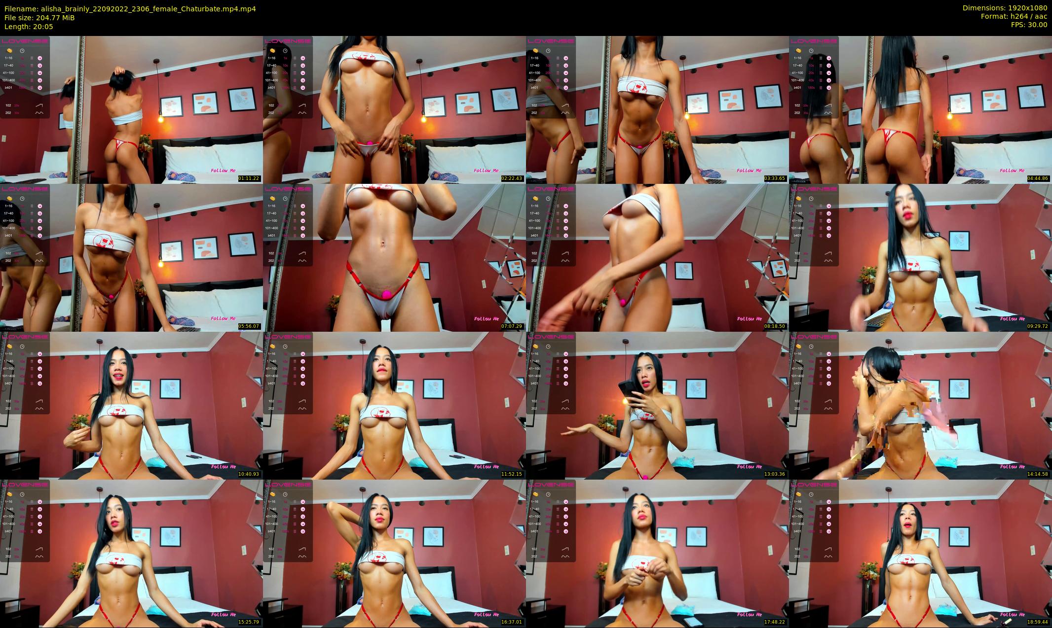alisha_brainly — 21 minute Chaturbate female cam show recording, 1080p, Sep 22, 2022