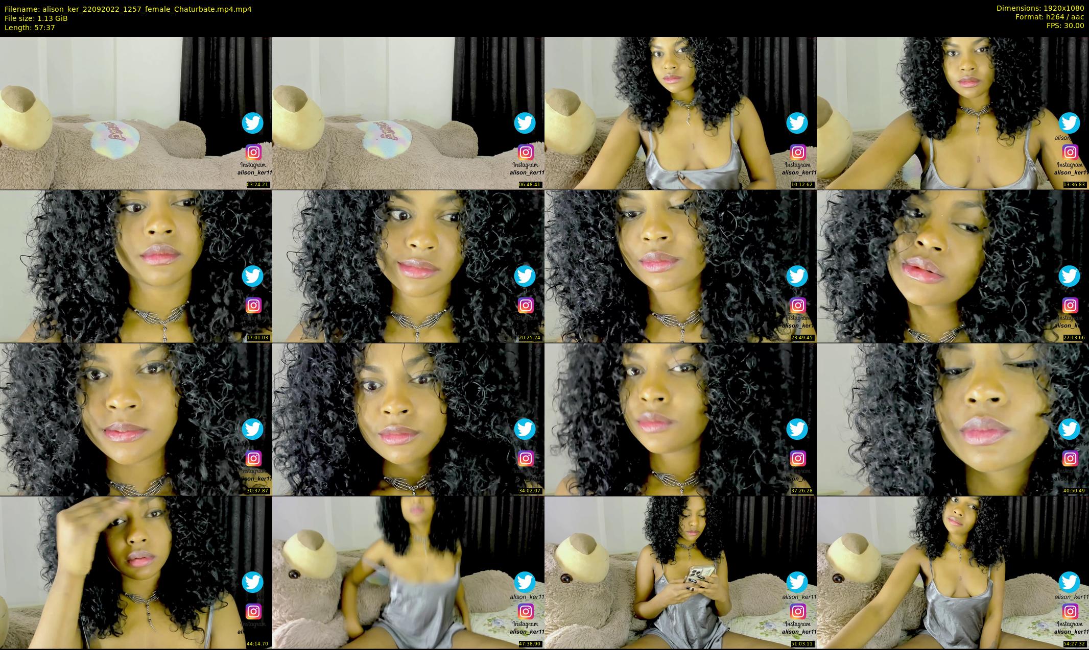alison_ker — 58 minute Chaturbate female cam show recording, 1080p, Sep 22, 2022