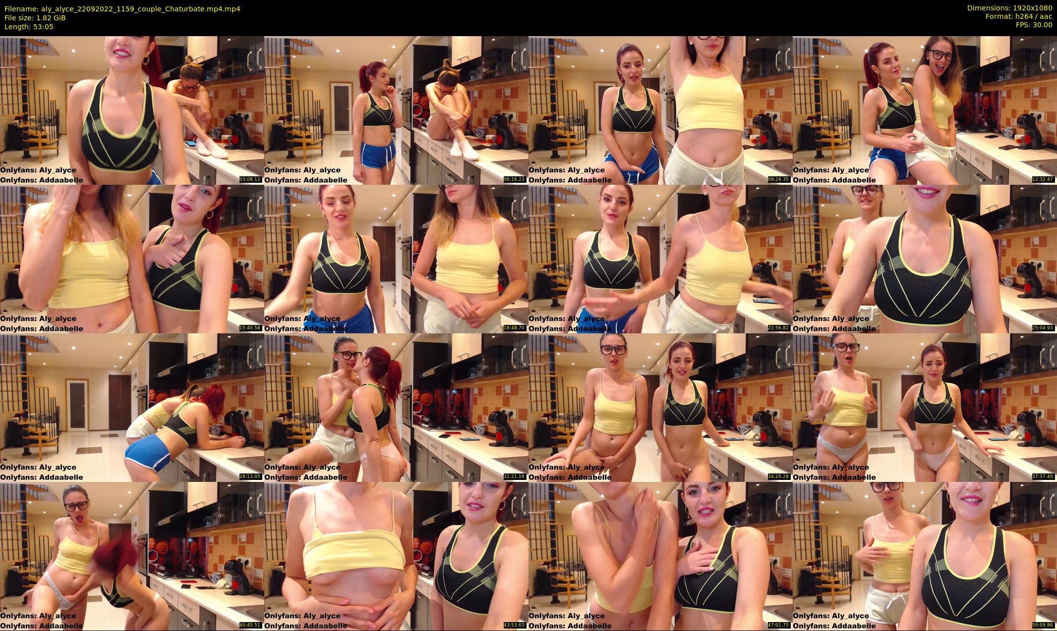 aly_alyce — 54 minute Chaturbate female cam show recording, 1080p, Sep 22, 2022