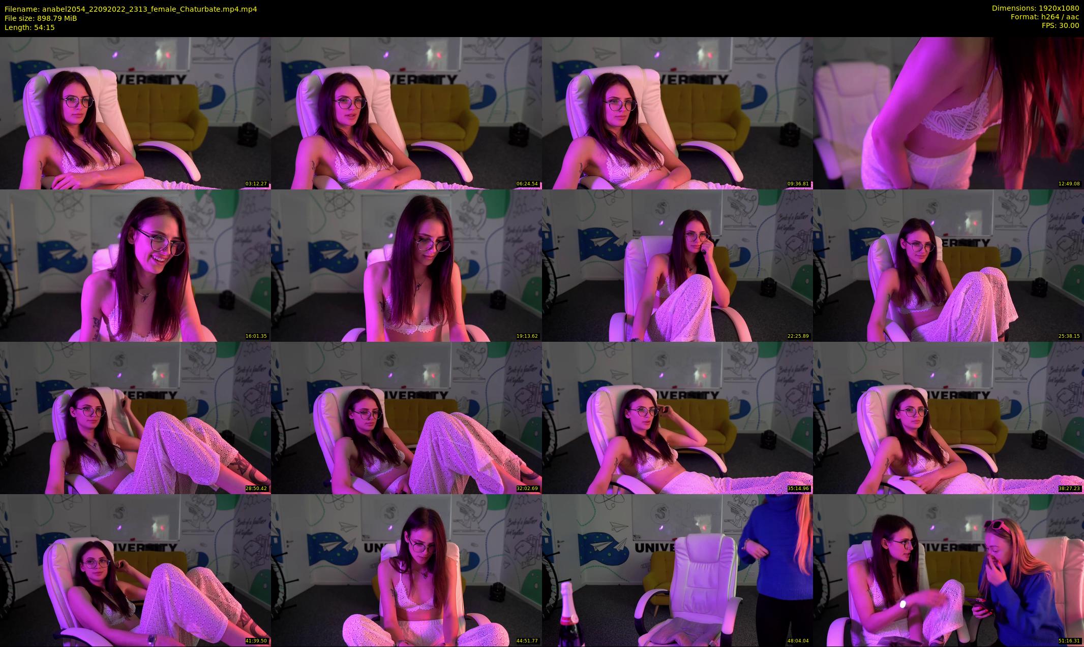 anabel2054 — 55 minute Chaturbate female cam show recording, 1080p, Sep 22, 2022