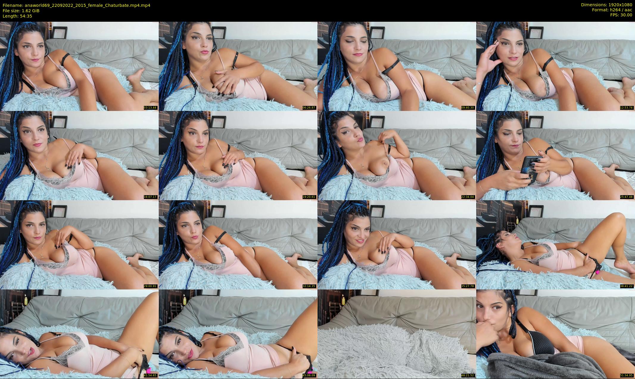 anaworld69 — 55 minute Chaturbate female cam show recording, 1080p, Sep 22, 2022