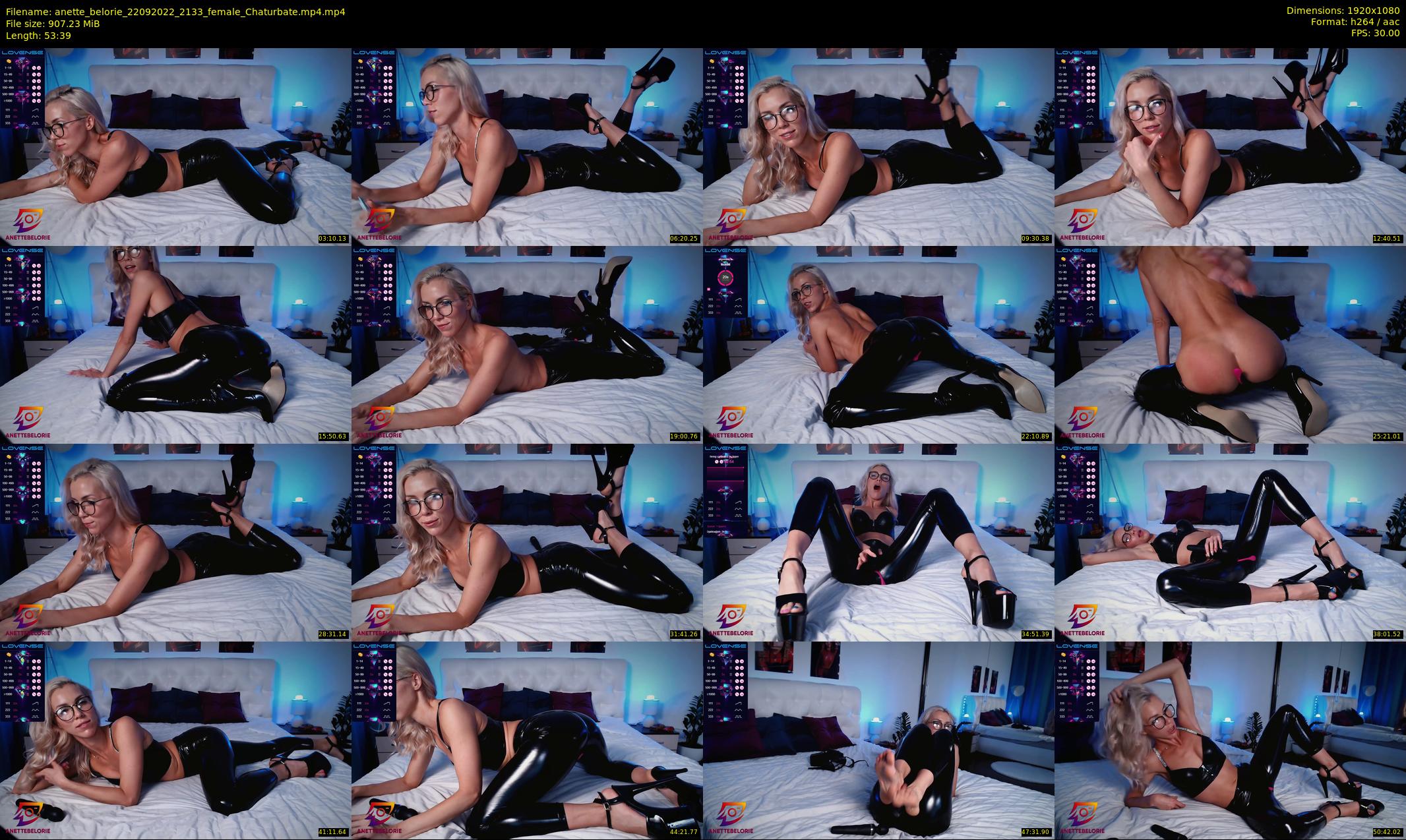 anette_belorie — 54 minute Chaturbate female cam show recording, 1080p, Sep 22, 2022