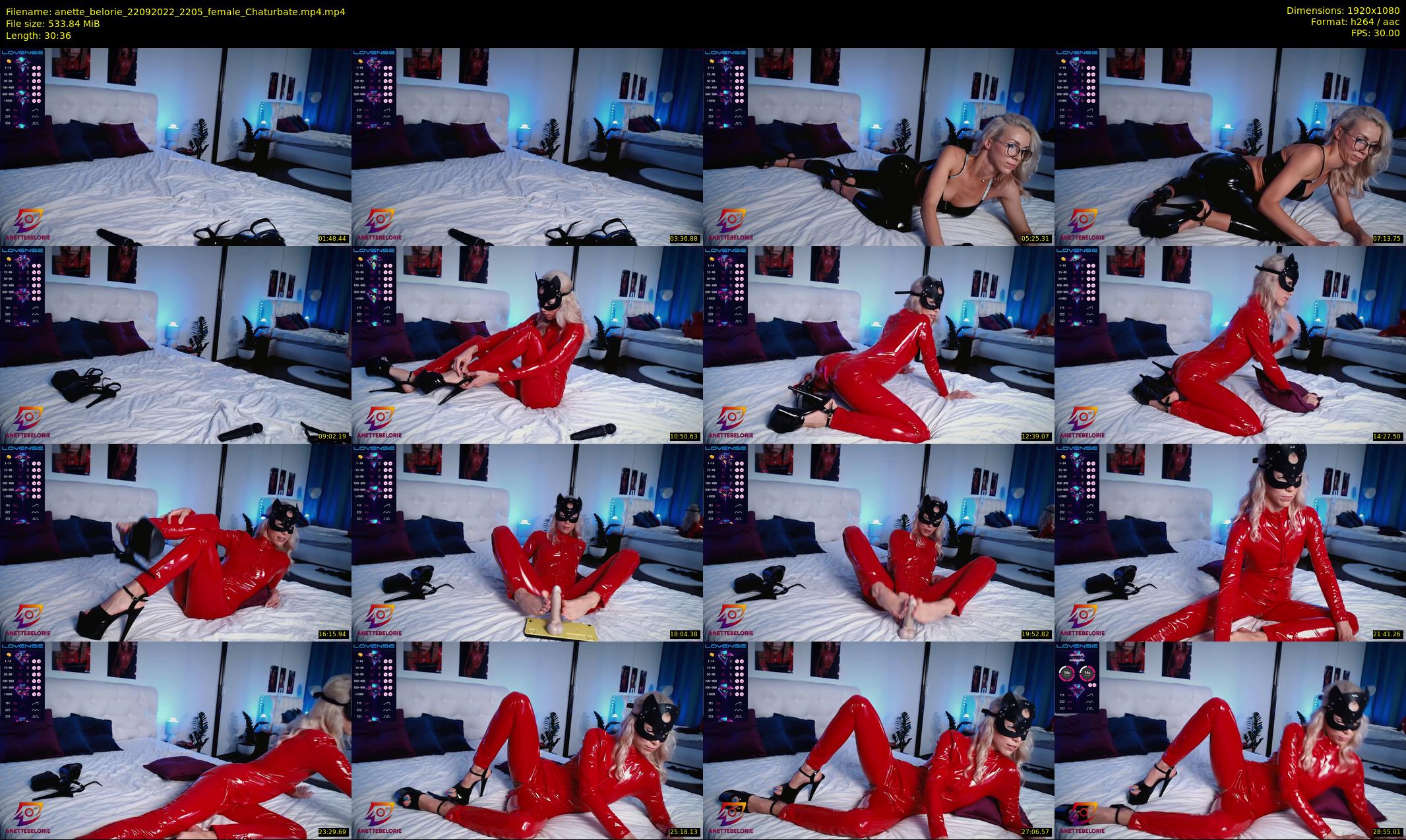 anette_belorie — 31 minute Chaturbate female cam show recording, 1080p, Sep 22, 2022