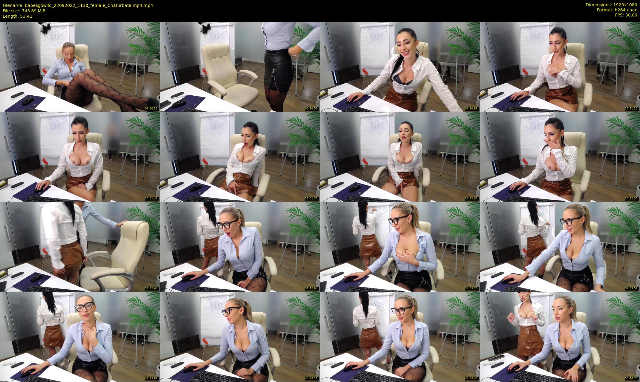 babesgowild — 54 minute Chaturbate couple cam show recording, 1080p, Sep 22, 2022
