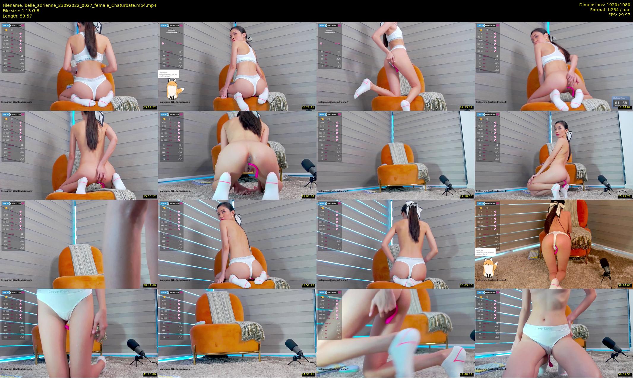 belle_adrienne — 54 minute Chaturbate couple cam show recording, 1080p, Sep 23, 2022