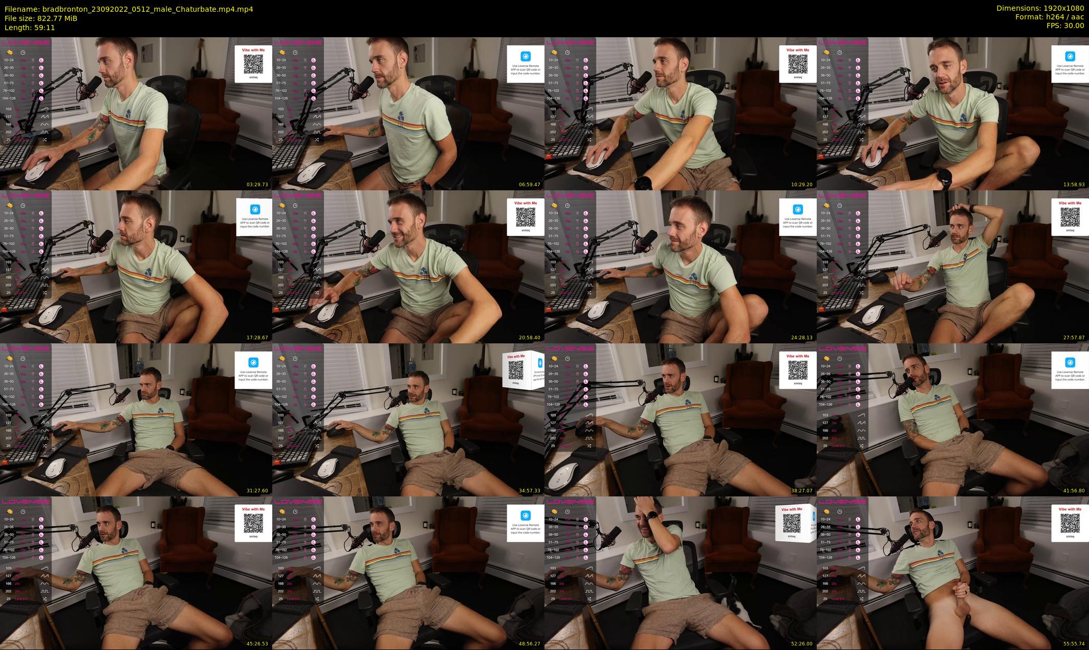 bradbronton — 60 minute Chaturbate male cam show recording, 1080p, Sep 23, 2022