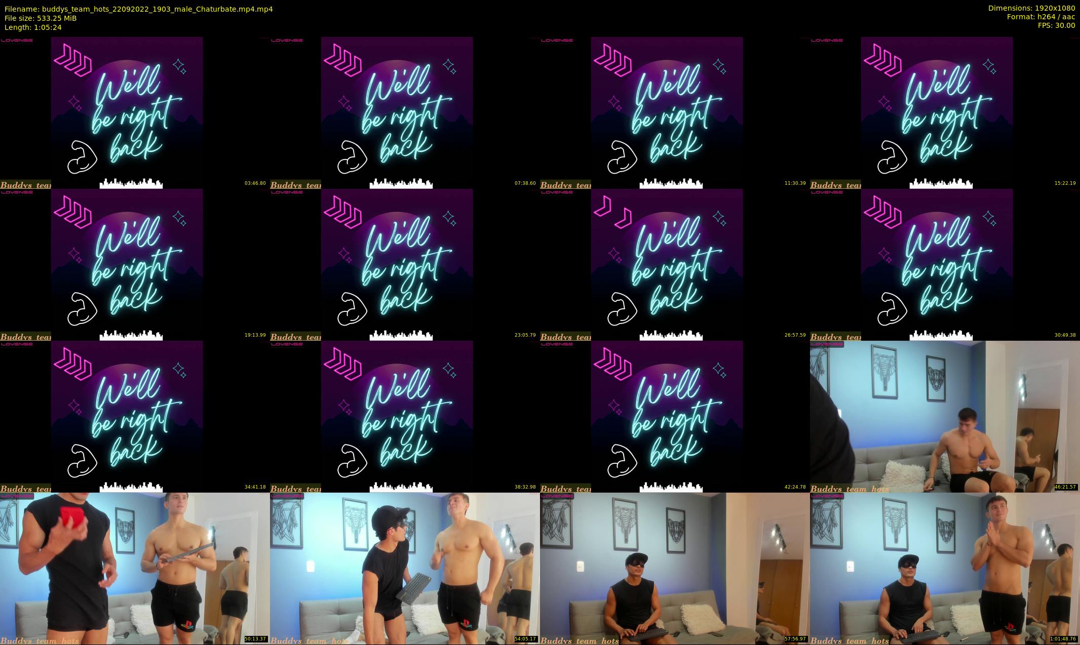 buddys_team_hots — 66 minute Chaturbate couple cam show recording, 1080p, Sep 22, 2022