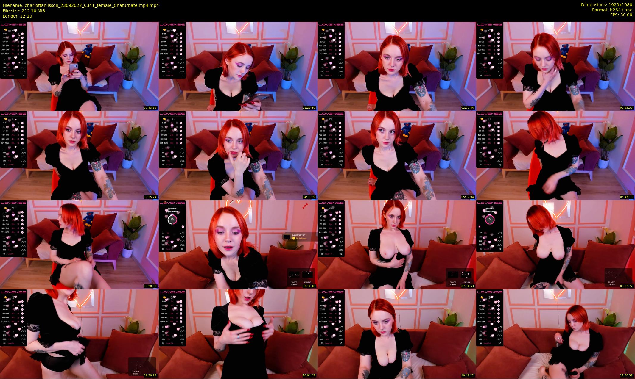 charlottanilsson — 13 minute Chaturbate female cam show recording, 1080p, Sep 23, 2022