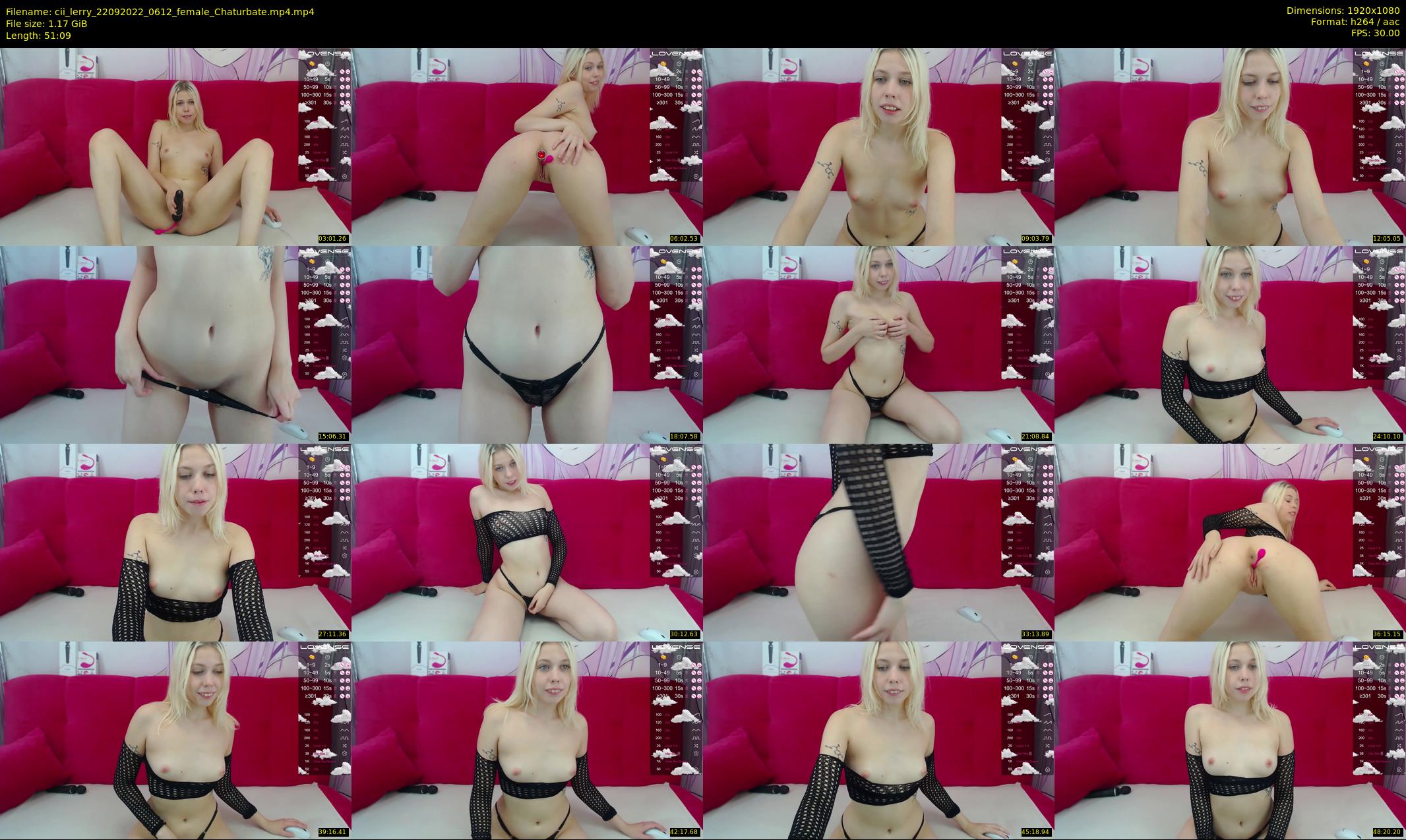 cii_lerry — 52 minute Chaturbate female cam show recording, 1080p, Sep 22, 2022