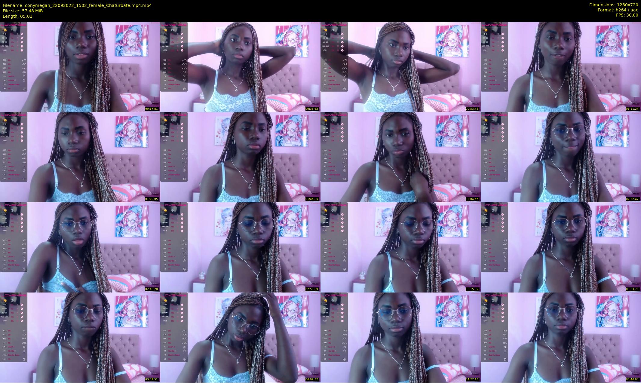 conymegan — 6 minute Chaturbate female cam show recording, 720p, Sep 22, 2022
