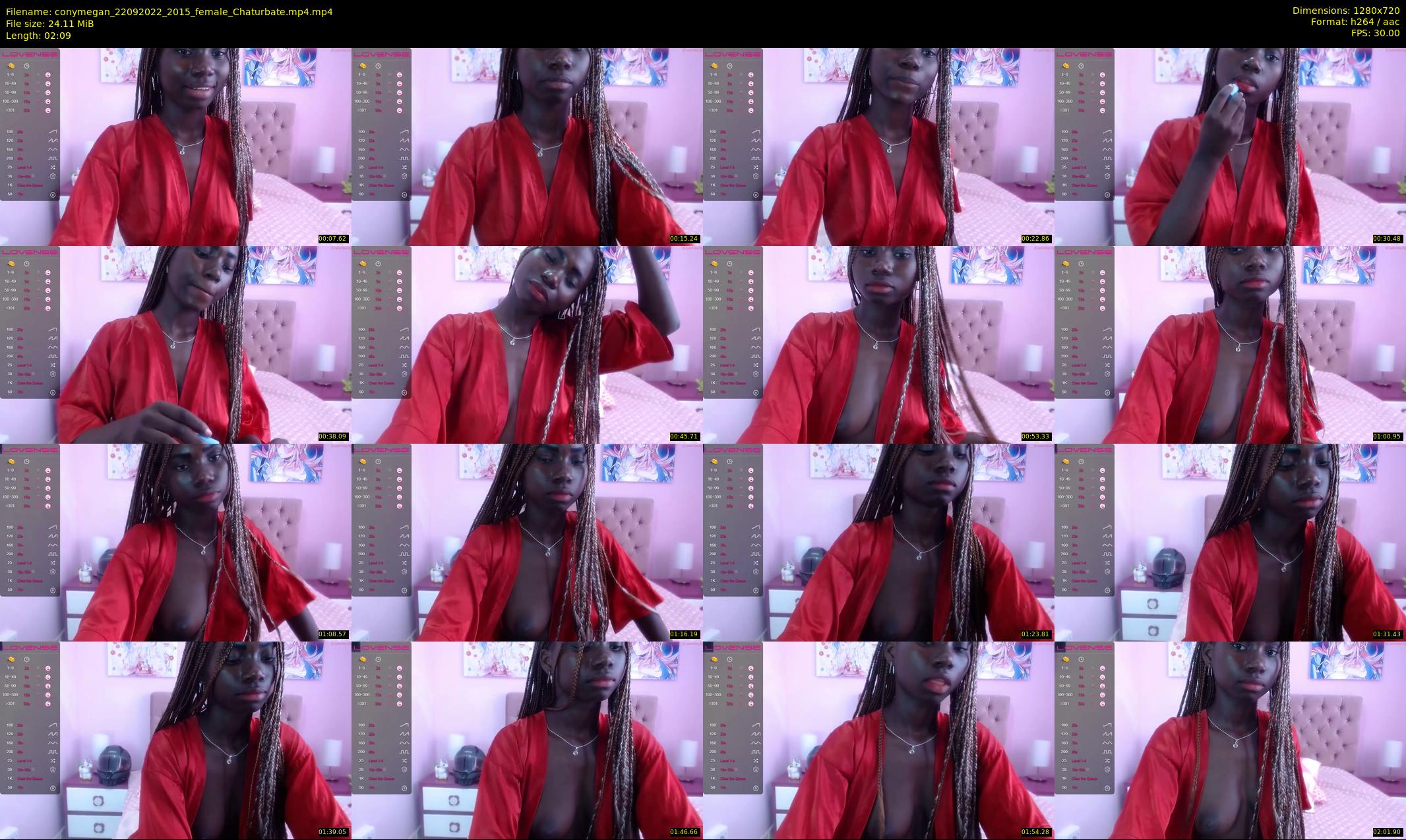 conymegan — 3 minute Chaturbate female cam show recording, 720p, Sep 22, 2022