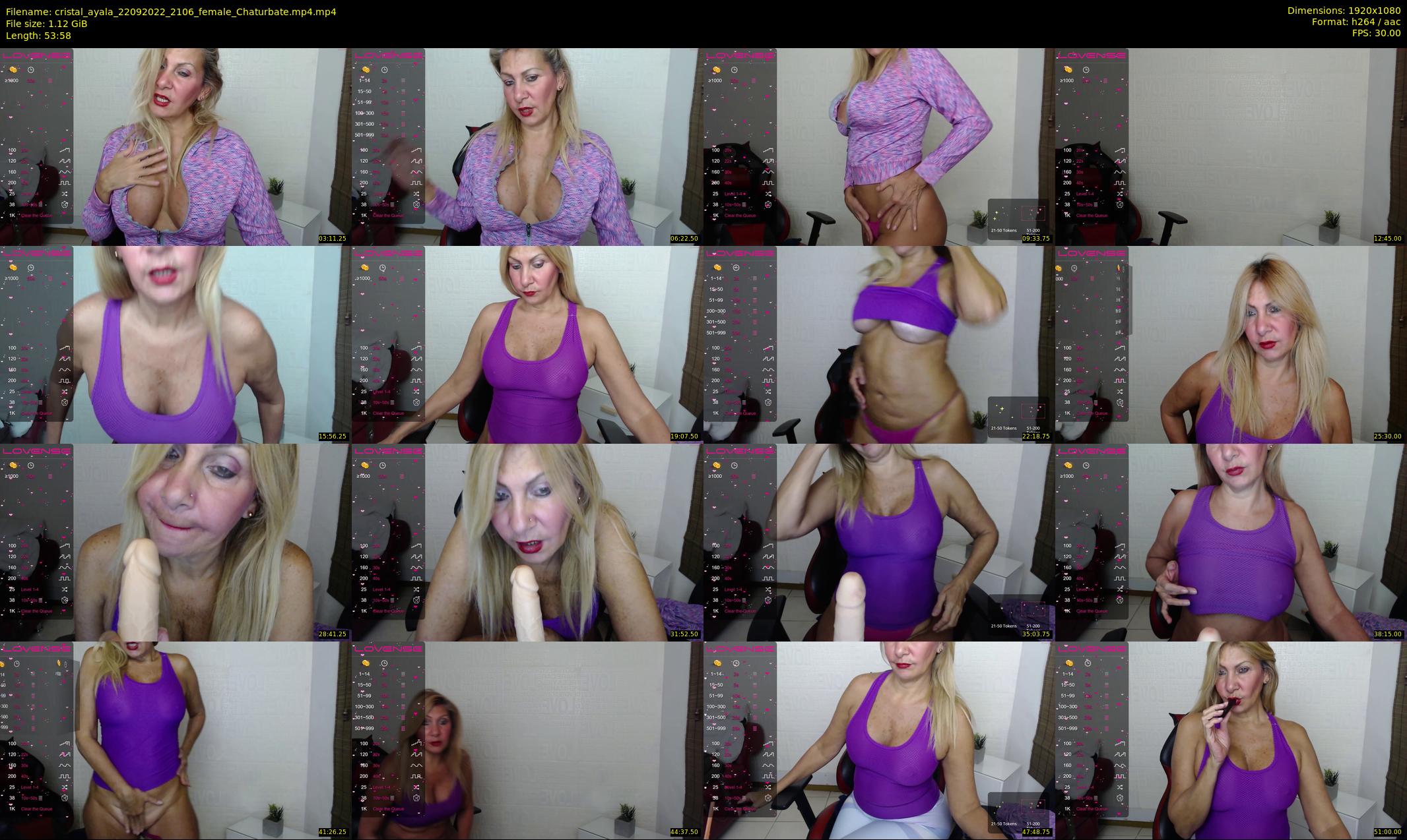 cristal_ayala — 54 minute Chaturbate female cam show recording, 1080p, Sep 22, 2022