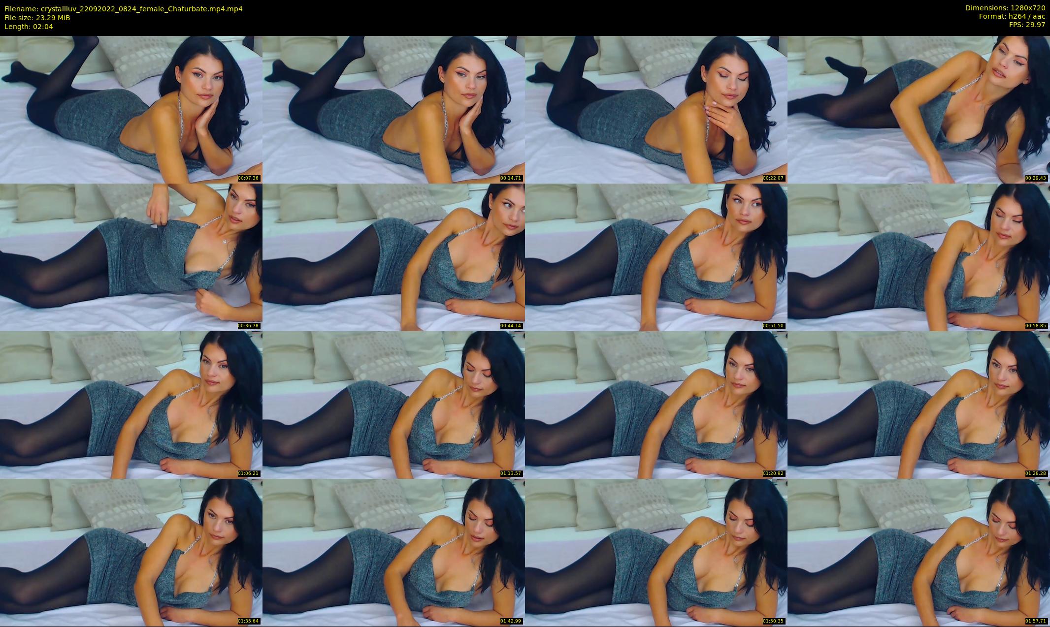 crystallluv — 3 minute Chaturbate female cam show recording, 720p, Sep 22, 2022