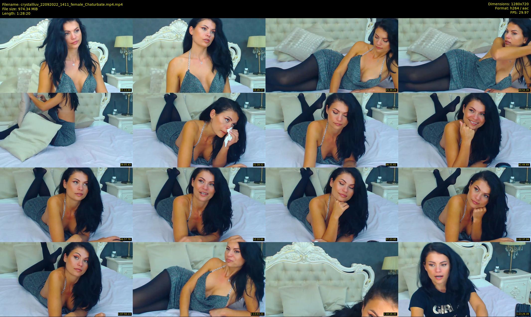 crystallluv — 89 minute Chaturbate female cam show recording, 720p, Sep 22, 2022