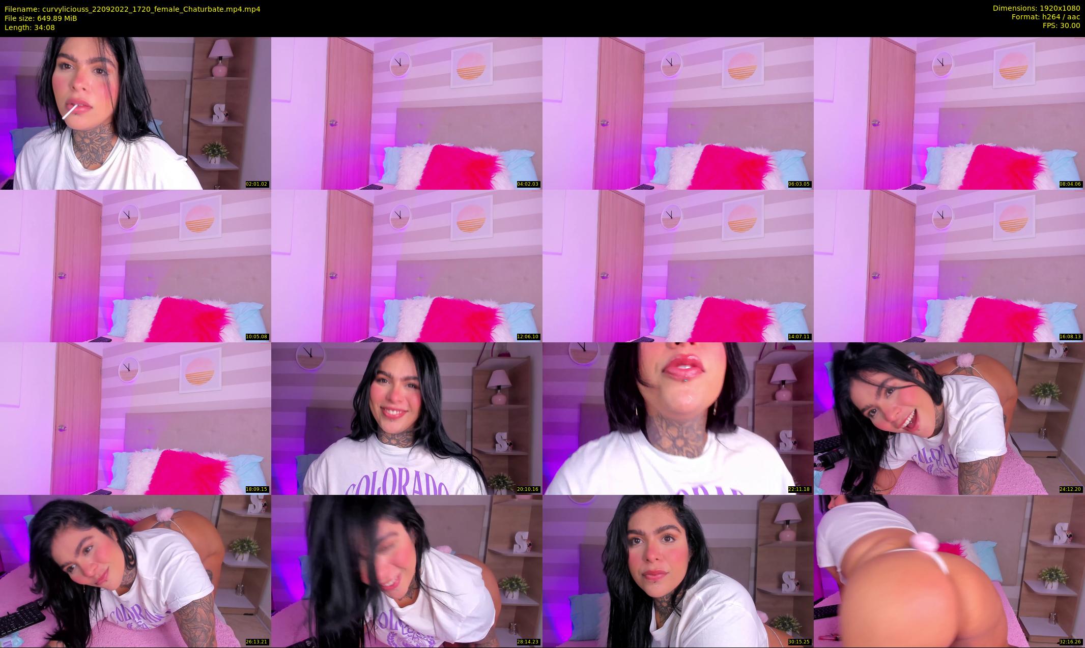 curvyliciouss — 35 minute Chaturbate female cam show recording, 1080p, Sep 22, 2022