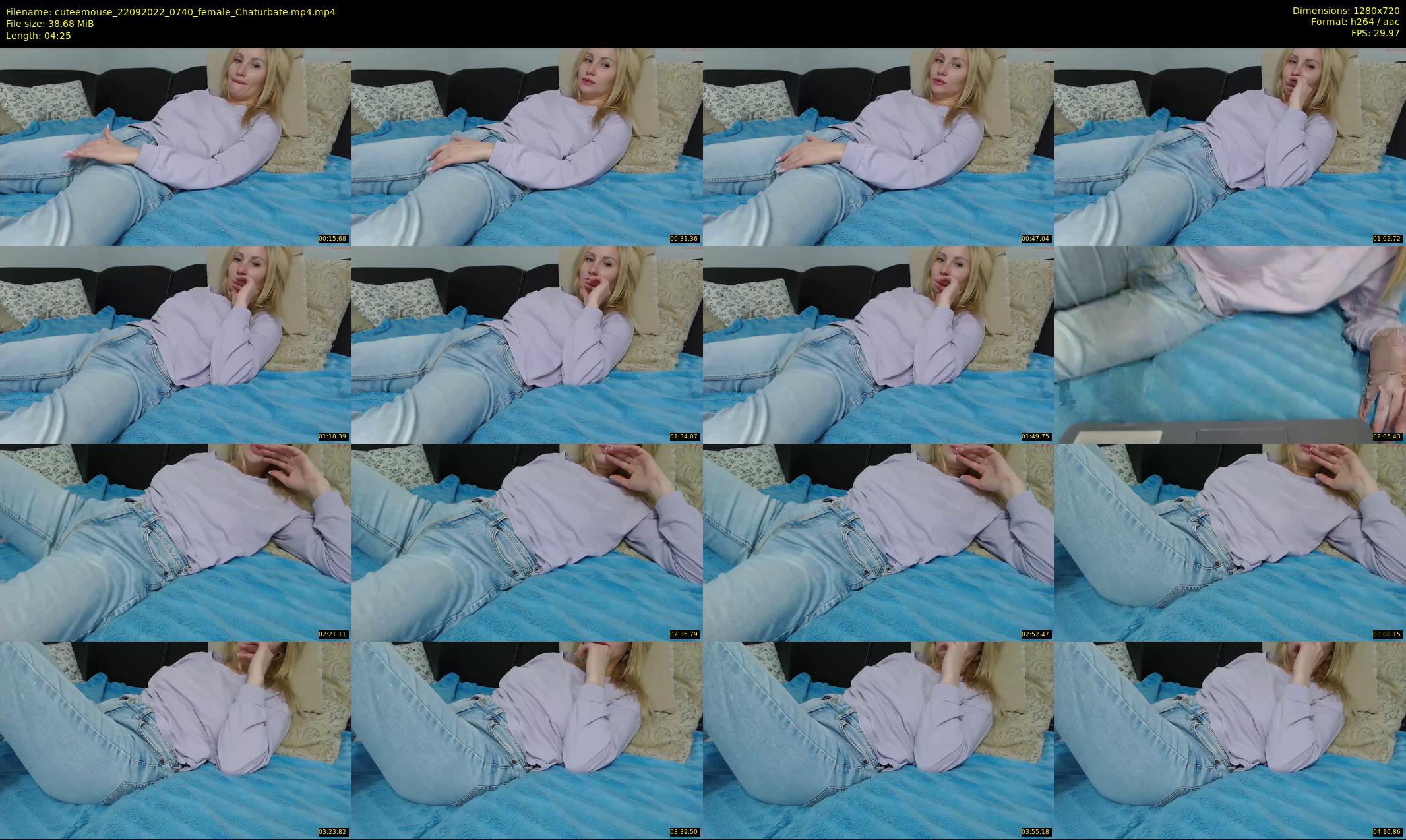 cuteemouse — 5 minute Chaturbate female cam show recording, 720p, Sep 22, 2022