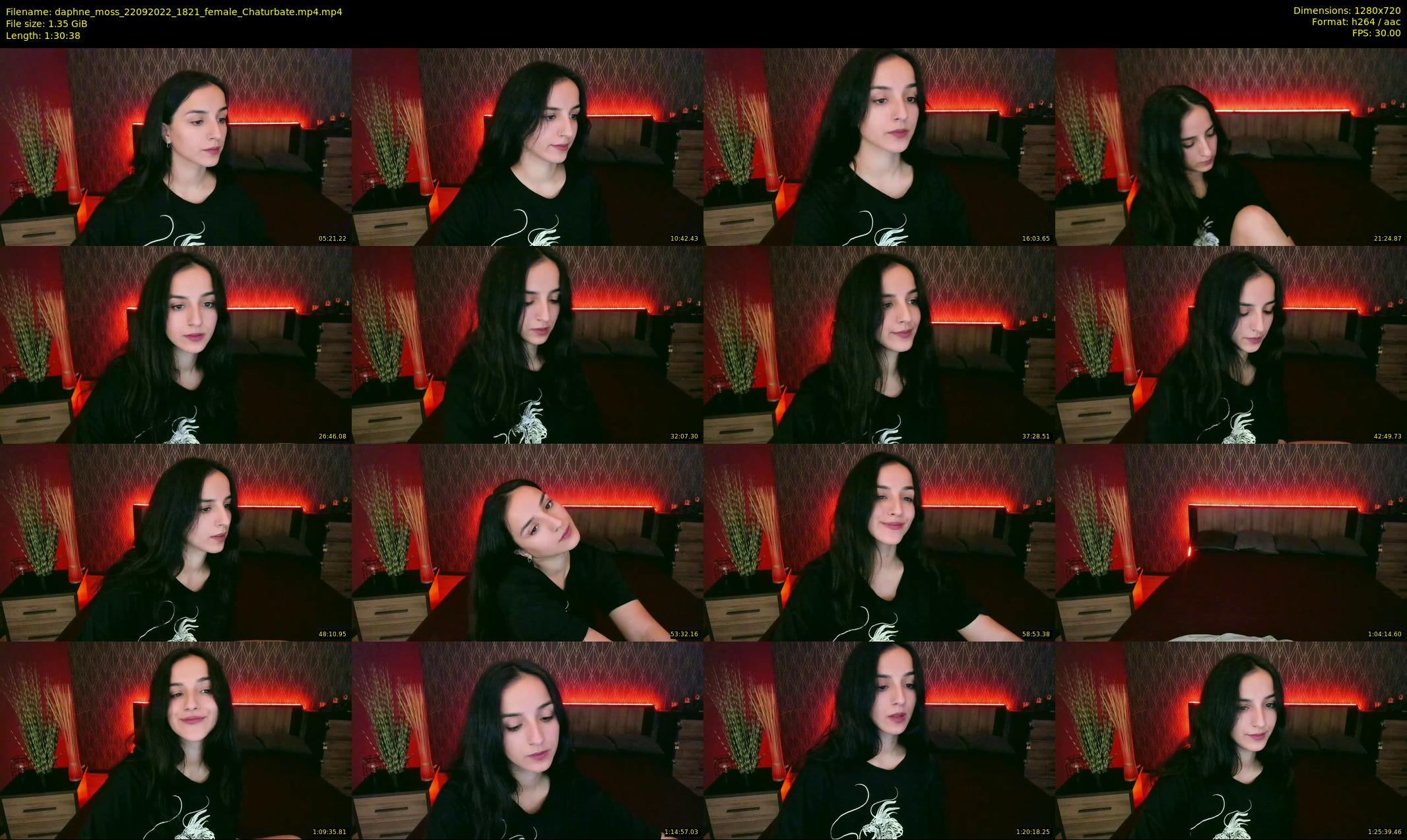 daphne_moss — 91 minute Chaturbate female cam show recording, 720p, Sep 22, 2022