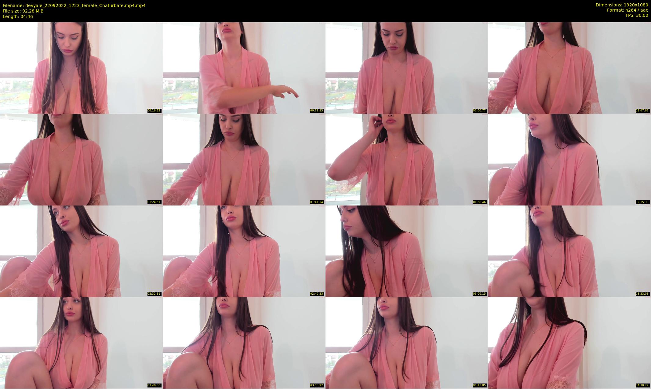 devyale — 5 minute Chaturbate female cam show recording, 1080p, Sep 22, 2022