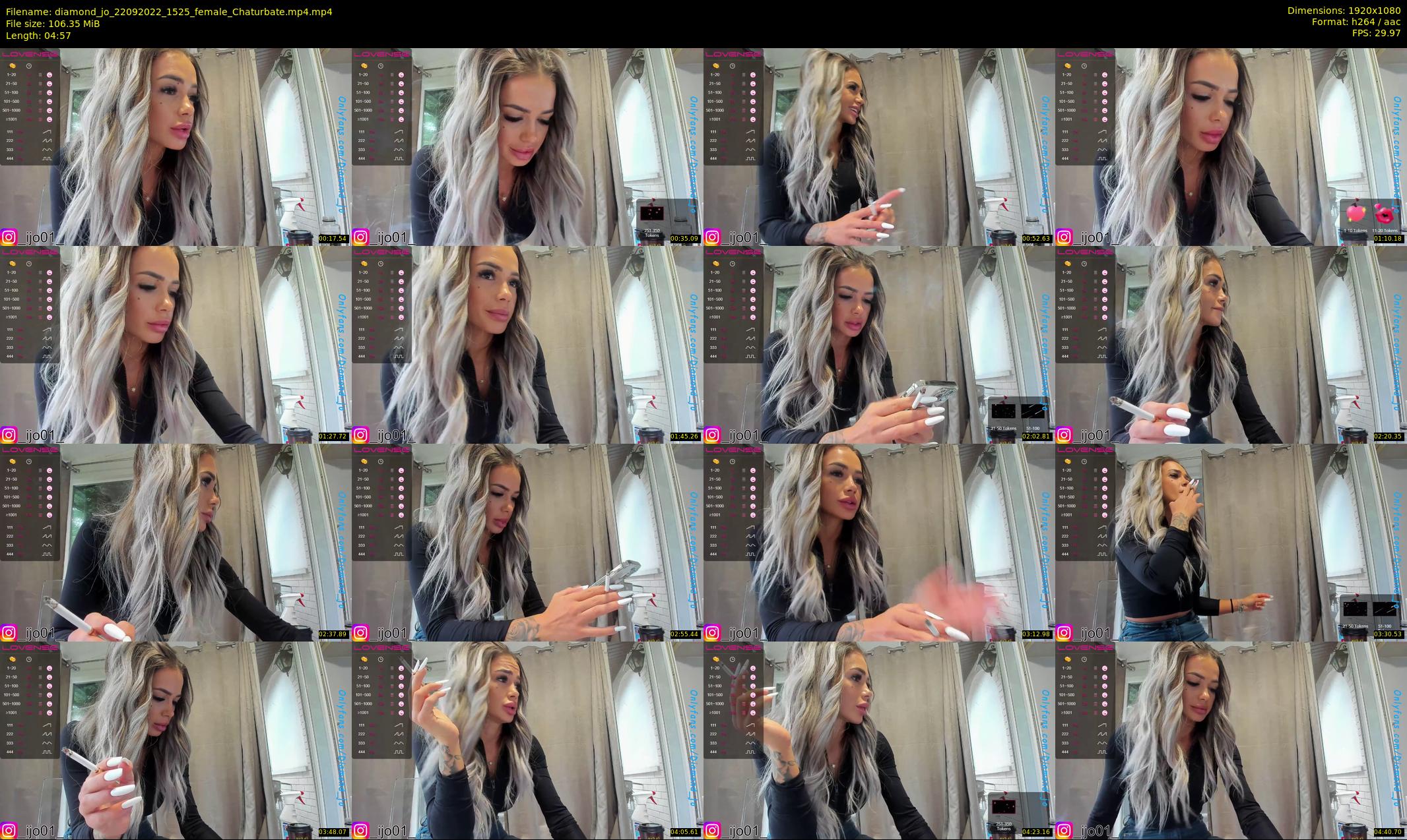 diamond_jo — 5 minute Chaturbate female cam show recording, 1080p, Sep 22, 2022