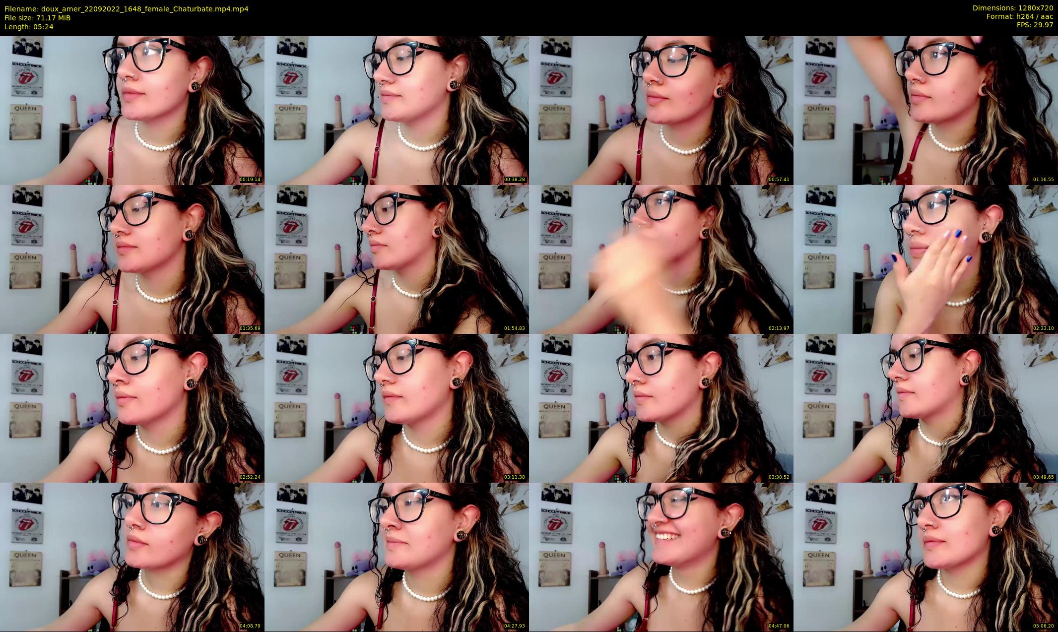 doux_amer — 6 minute Chaturbate female cam show recording, 720p, Sep 22, 2022