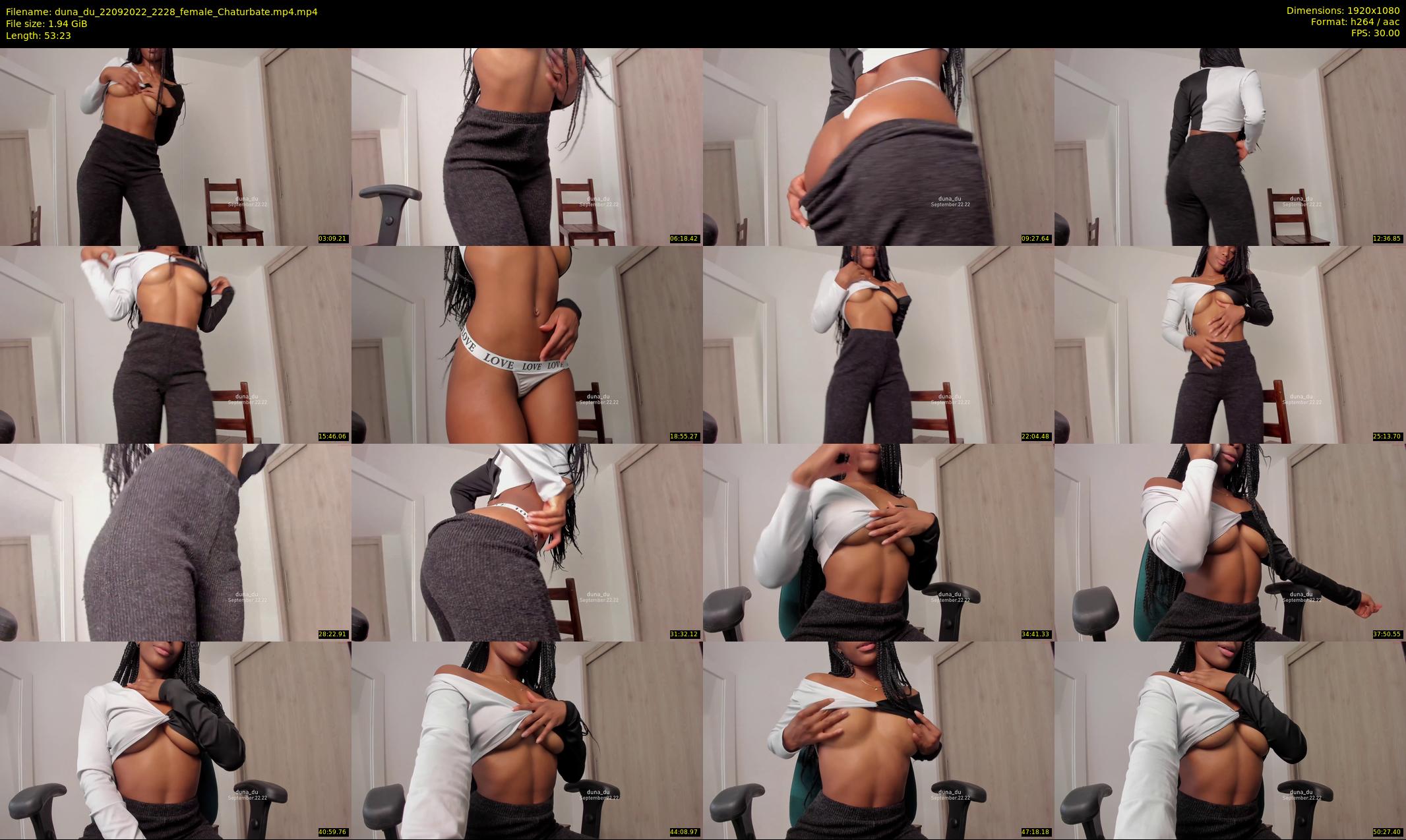 duna_du — 54 minute Chaturbate female cam show recording, 1080p, Sep 22, 2022