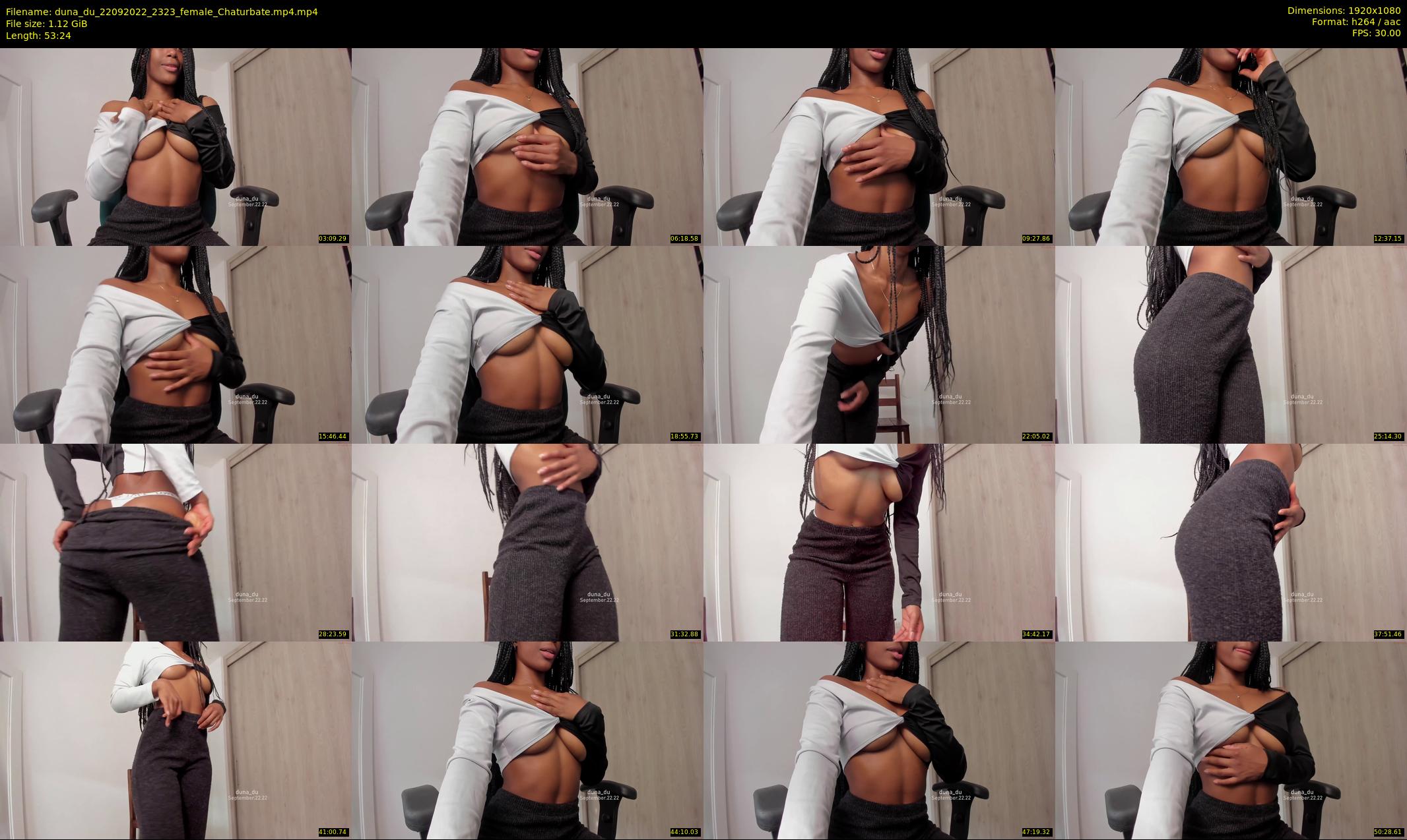 duna_du — 54 minute Chaturbate female cam show recording, 1080p, Sep 22, 2022