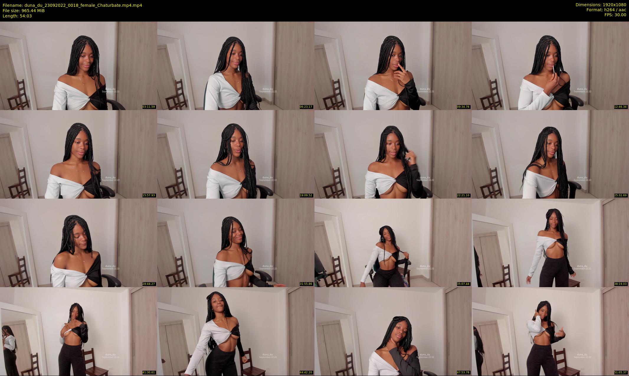 duna_du — 55 minute Chaturbate female cam show recording, 1080p, Sep 23, 2022