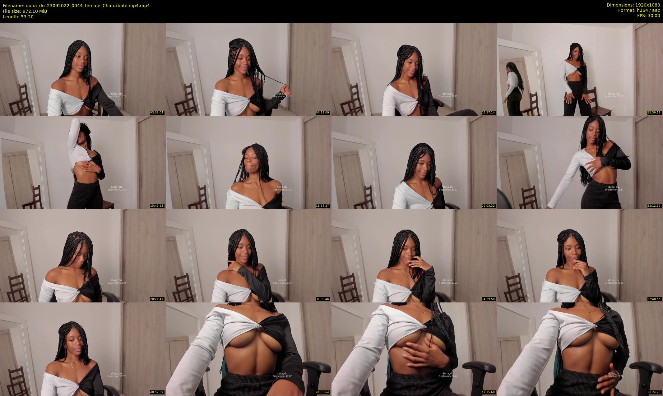 duna_du — 54 minute Chaturbate female cam show recording, 1080p, Sep 23, 2022