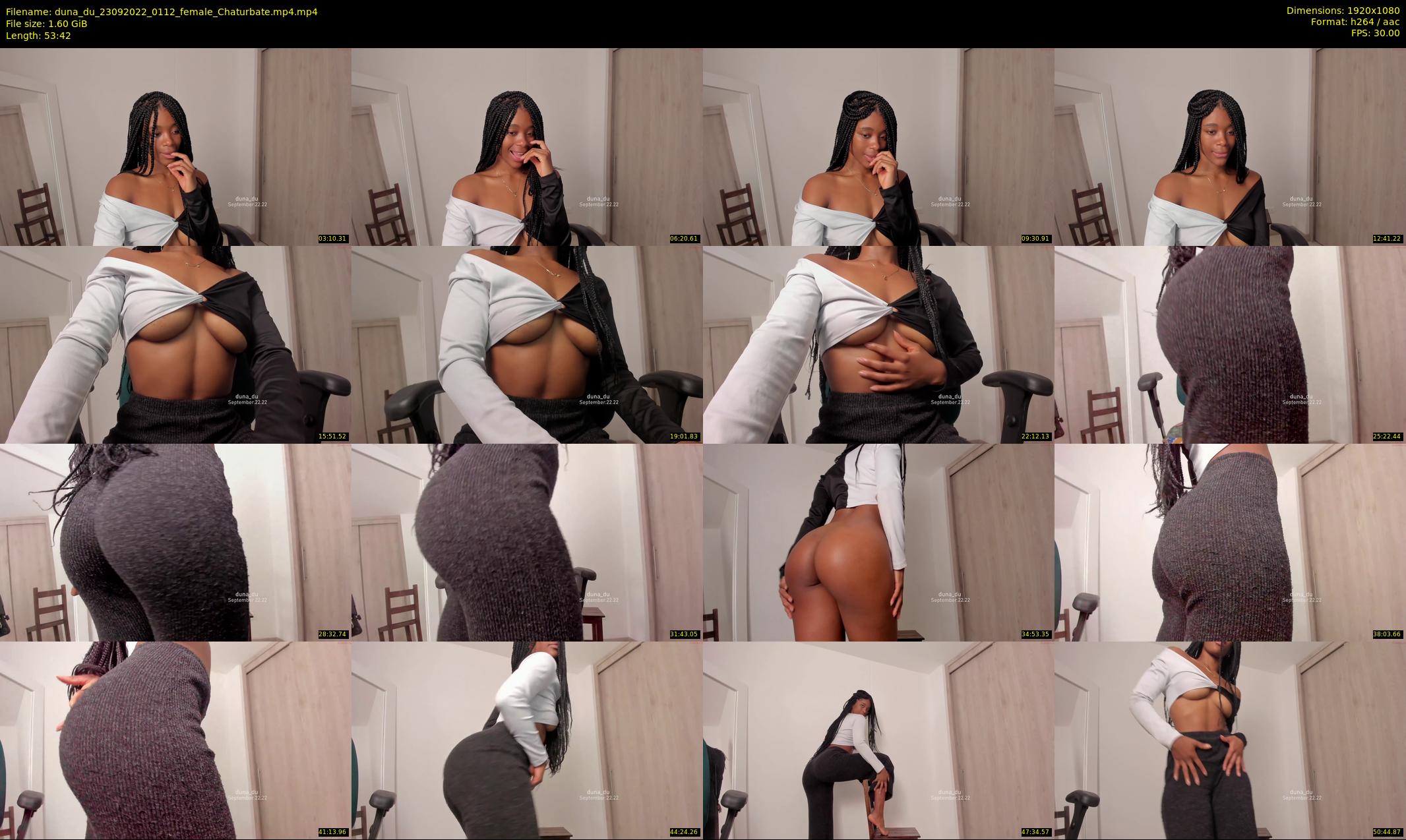 duna_du — 54 minute Chaturbate female cam show recording, 1080p, Sep 23, 2022
