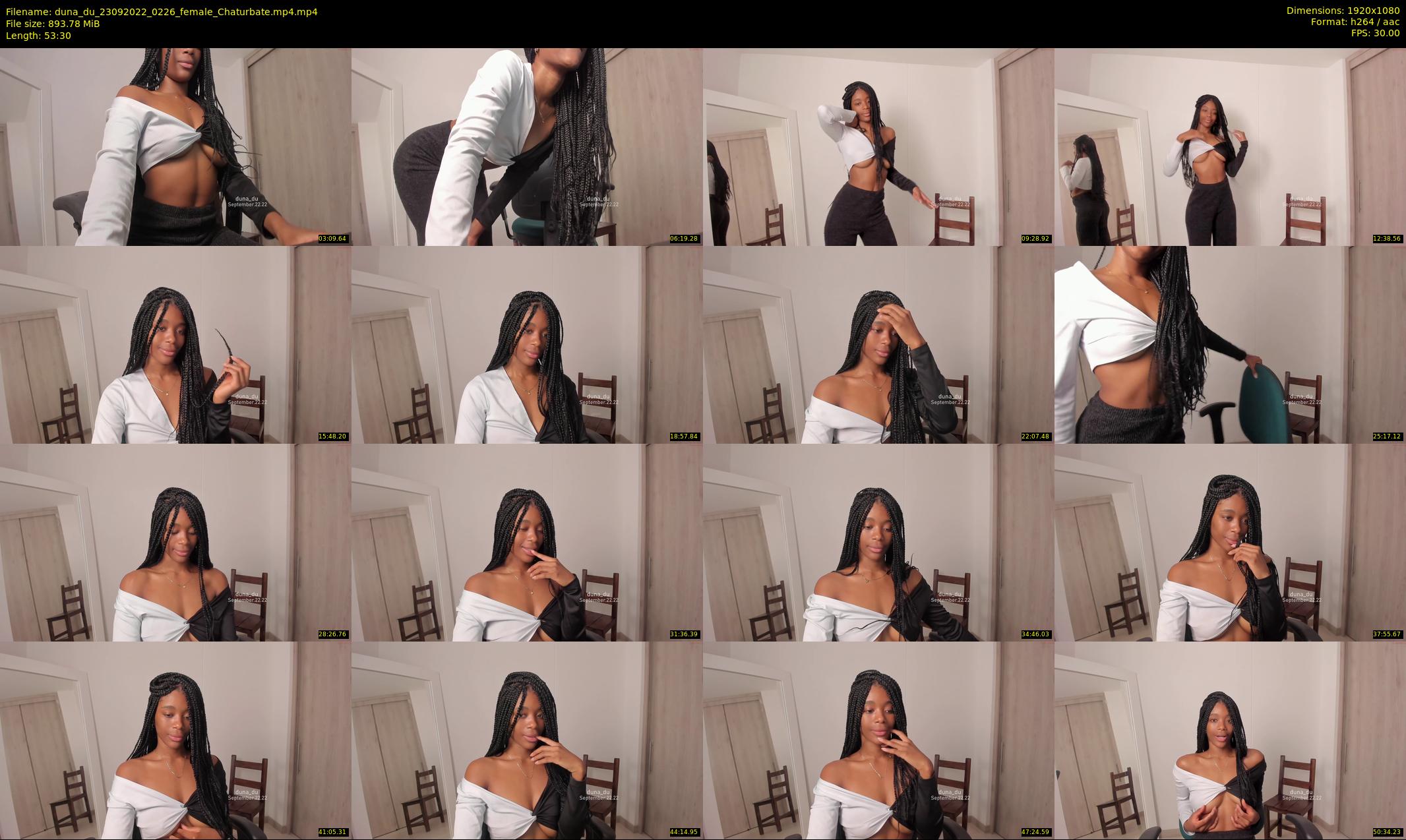 duna_du — 54 minute Chaturbate female cam show recording, 1080p, Sep 23, 2022